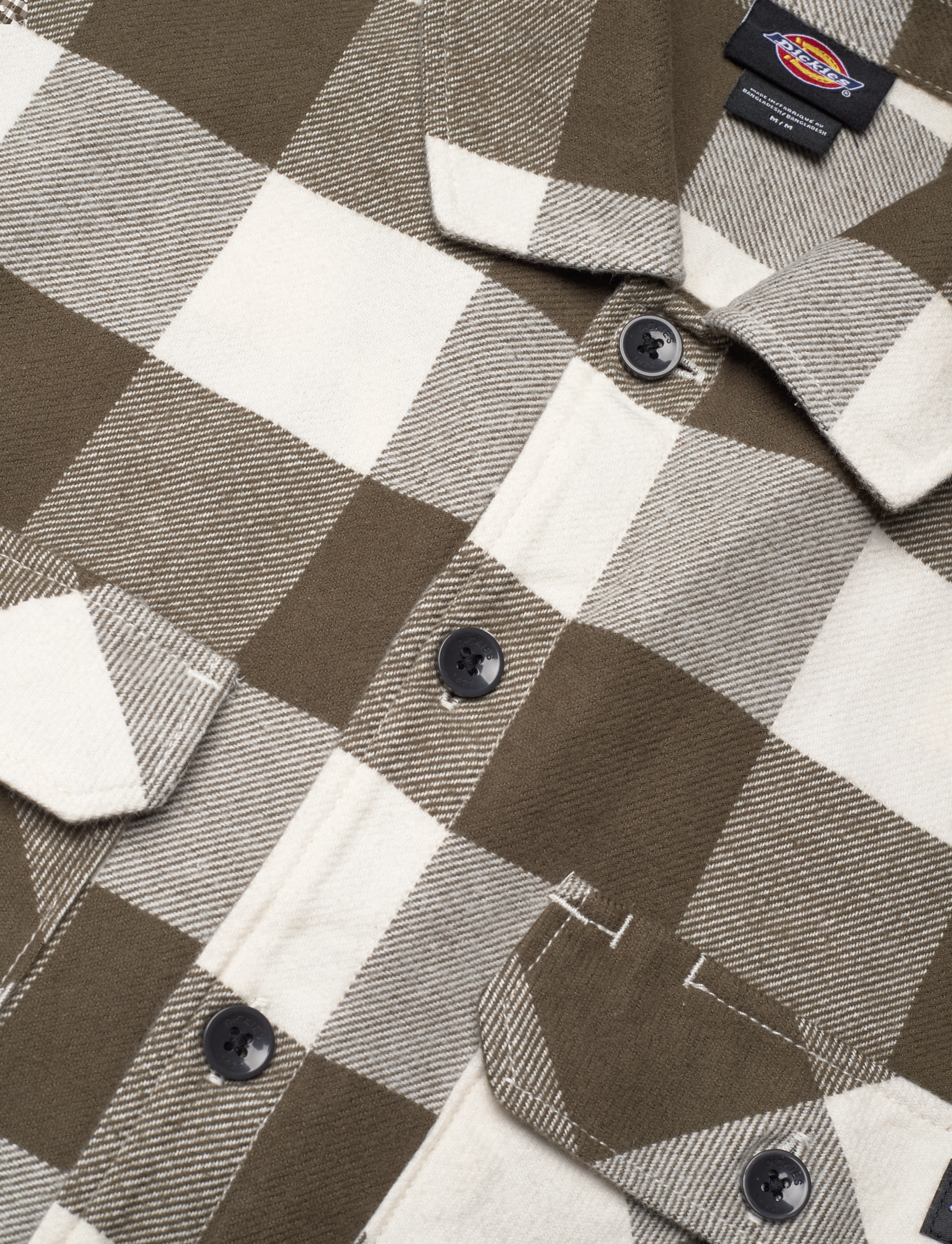 Dickies - M SACRAMENTO SHIRT - ternede skjorter - egret - 3