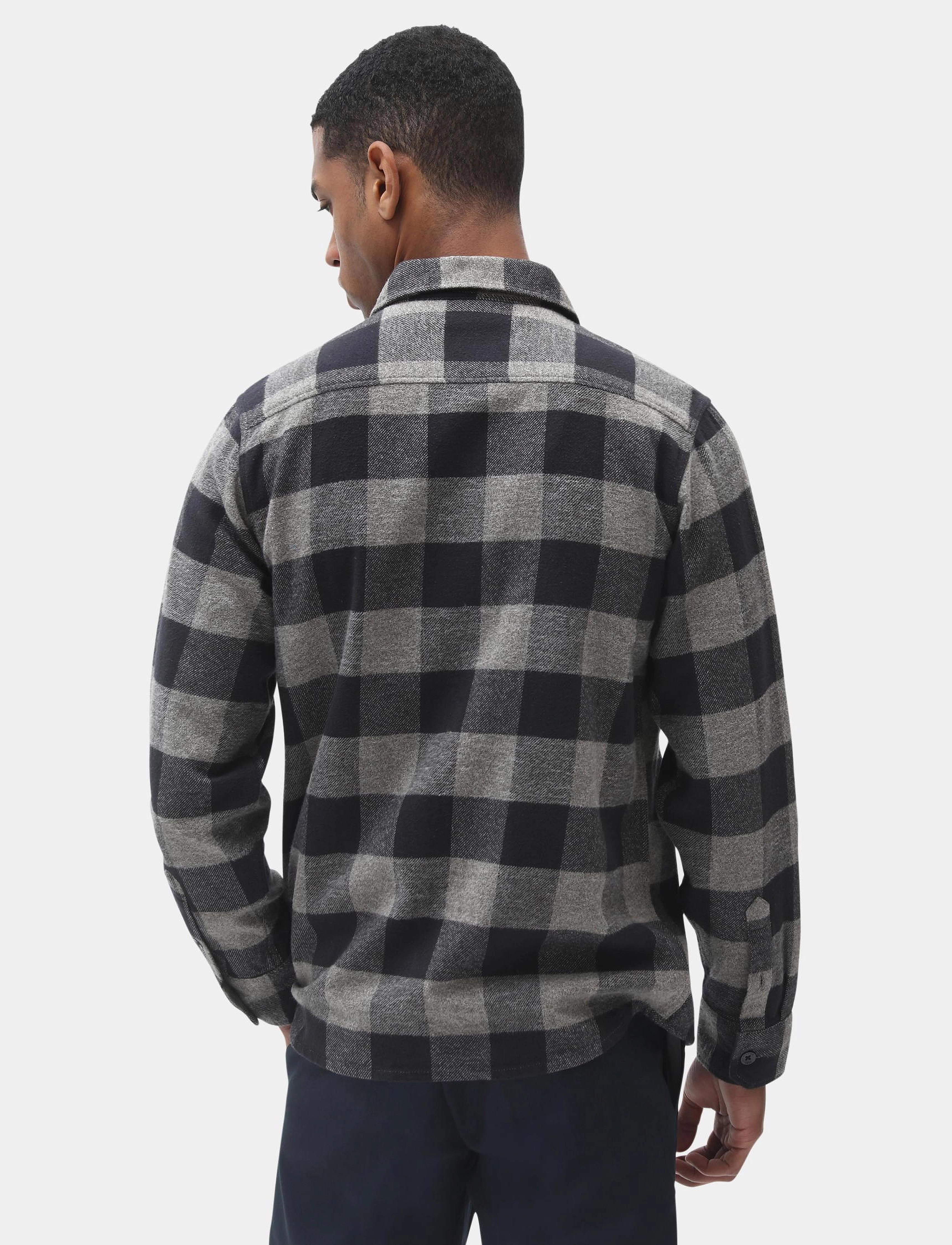 Dickies - M SACRAMENTO SHIRT - languoti marškiniai - grey melange - 3