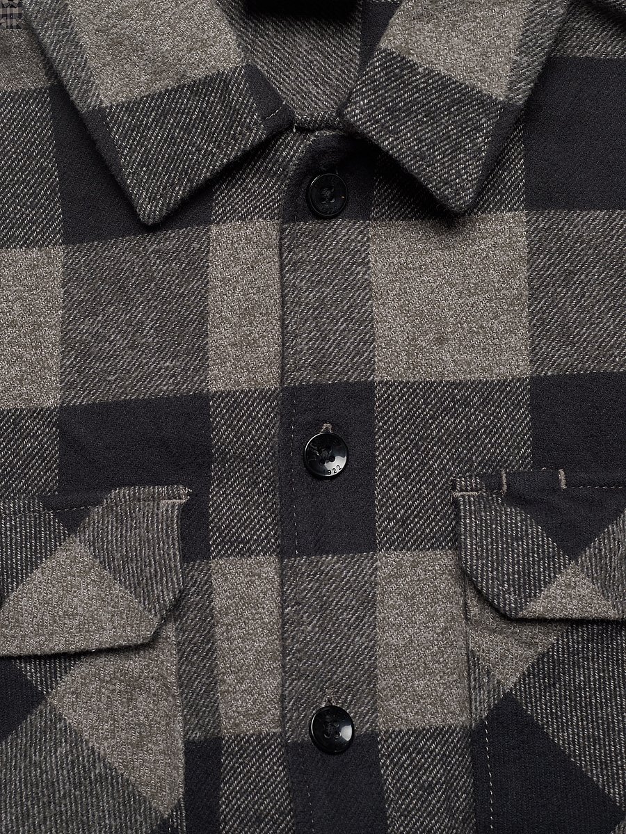 Dickies - M SACRAMENTO SHIRT - languoti marškiniai - grey melange - 5