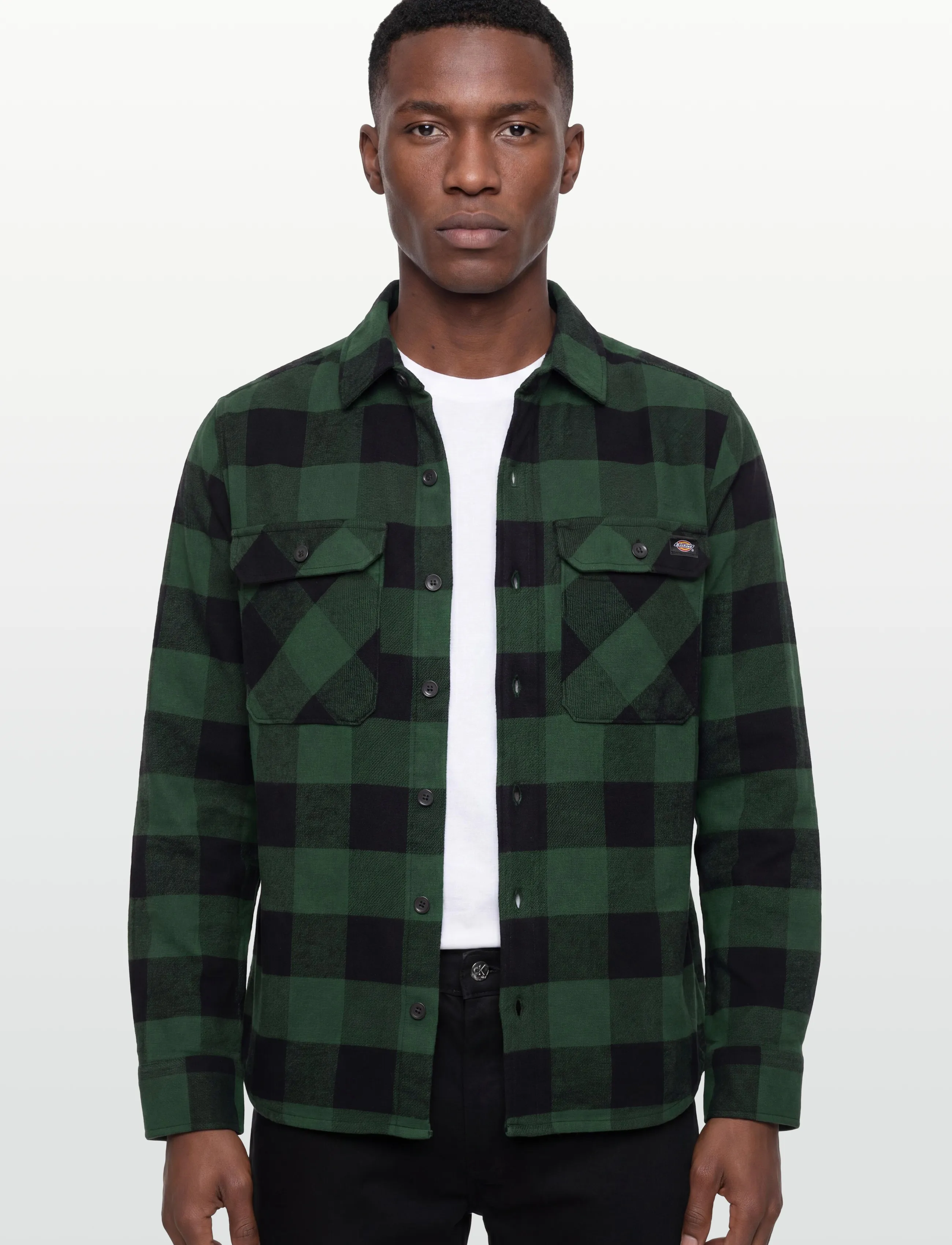 Dickies - M SACRAMENTO SHIRT - ruutupaidat - pine needle gre - 3