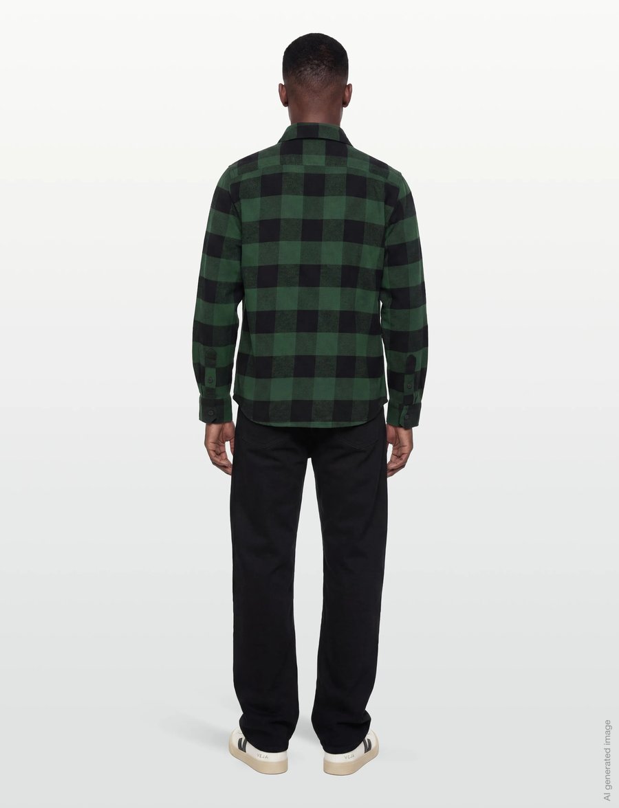 Dickies - M SACRAMENTO SHIRT - ruutupaidat - pine needle gre - 4