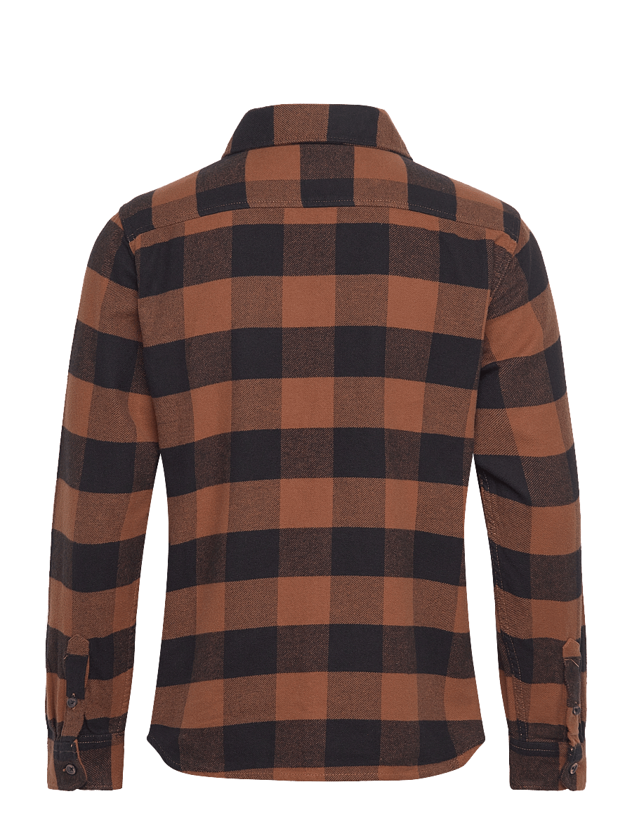Dickies - M SACRAMENTO SHIRT - ruudulised särgid - toffee - 1