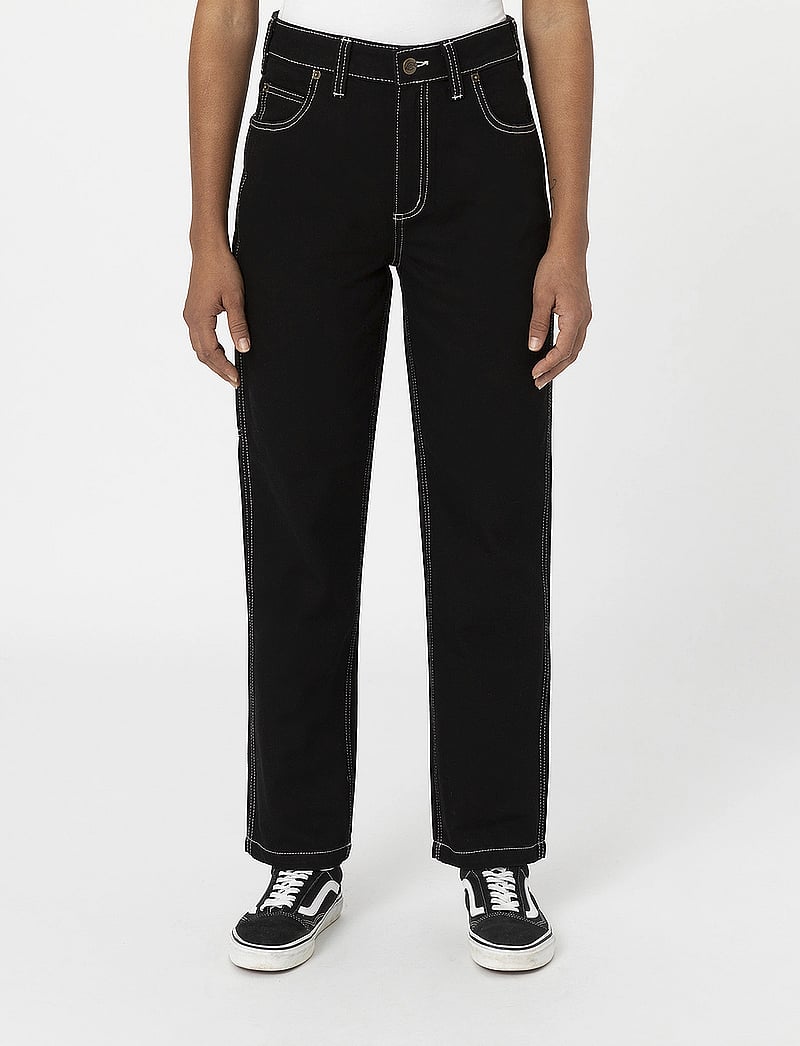 Dickies - ELLENDALE DENIM - straight jeans - dkrbk - 0