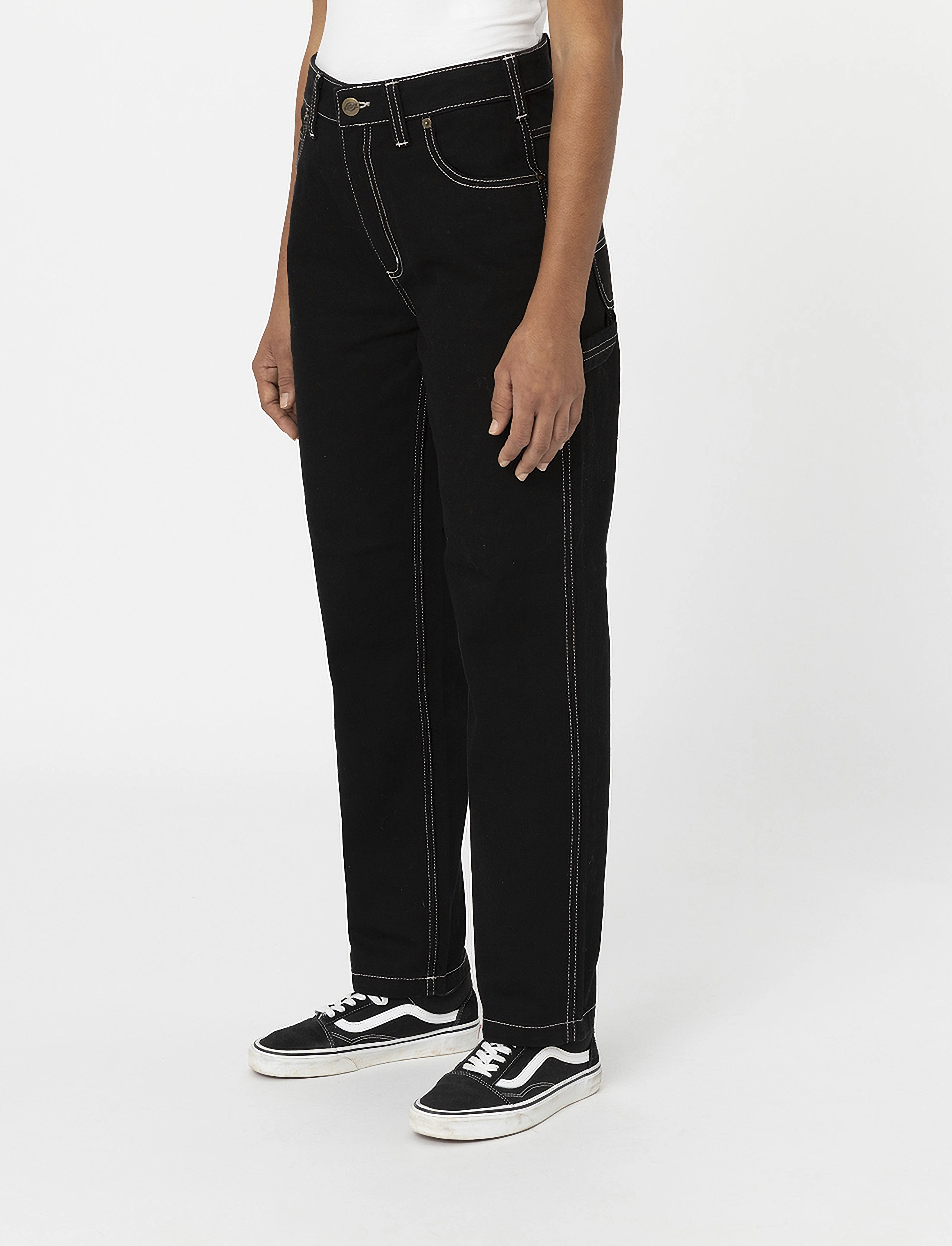 Dickies - ELLENDALE DENIM - beinar gallabuxur - dkrbk - 5