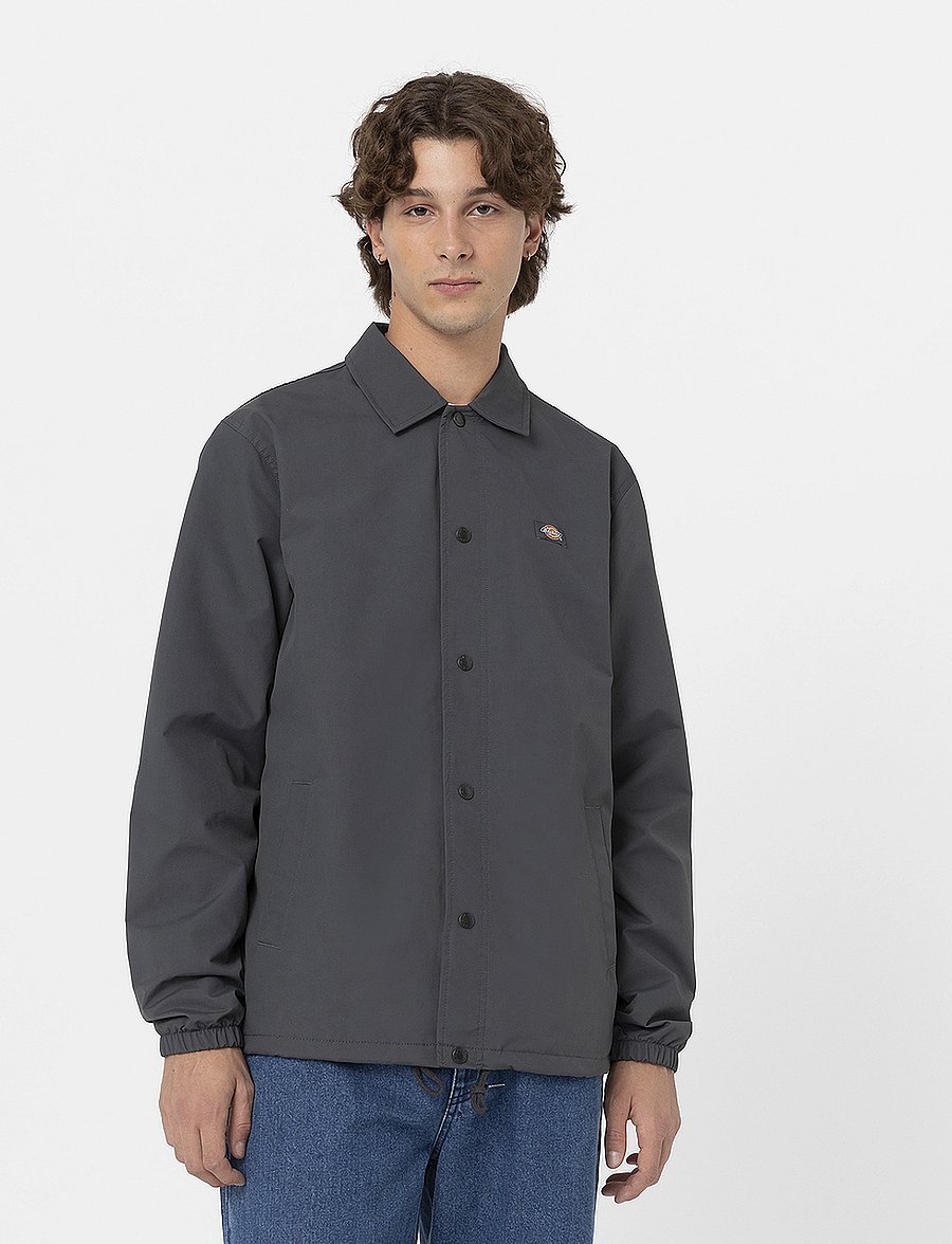 Dickies - OAKPORT COACH JACKET - herbstjacken - charcoal grey - 0
