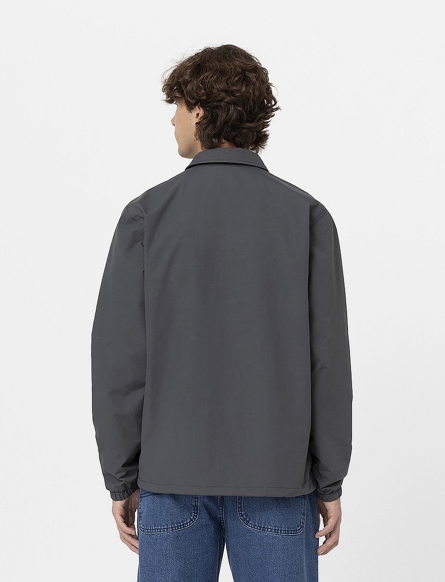Dickies - OAKPORT COACH JACKET - herbstjacken - charcoal grey - 3