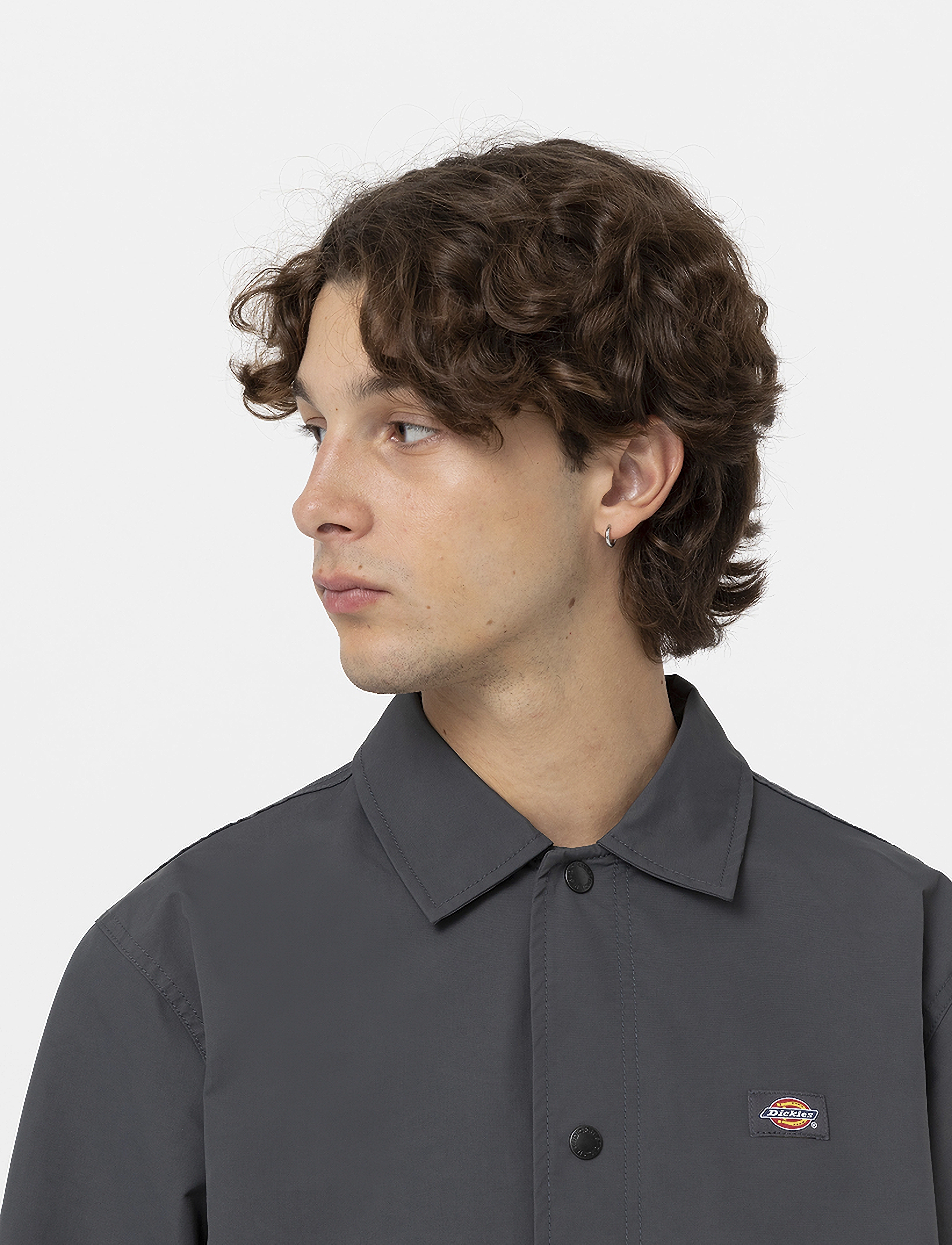 Dickies - OAKPORT COACH JACKET - frühlingsjacken - charcoal grey - 4