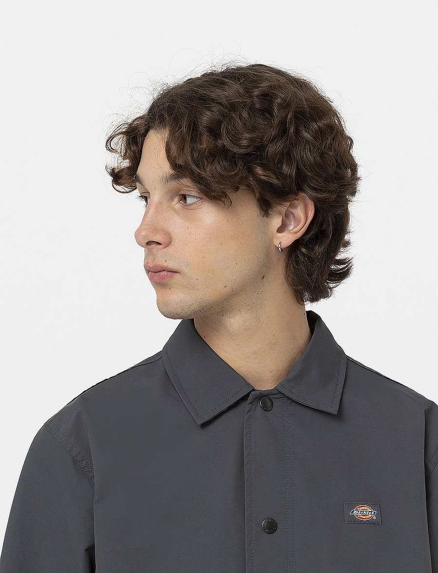 Dickies - OAKPORT COACH JACKET - herbstjacken - charcoal grey - 4