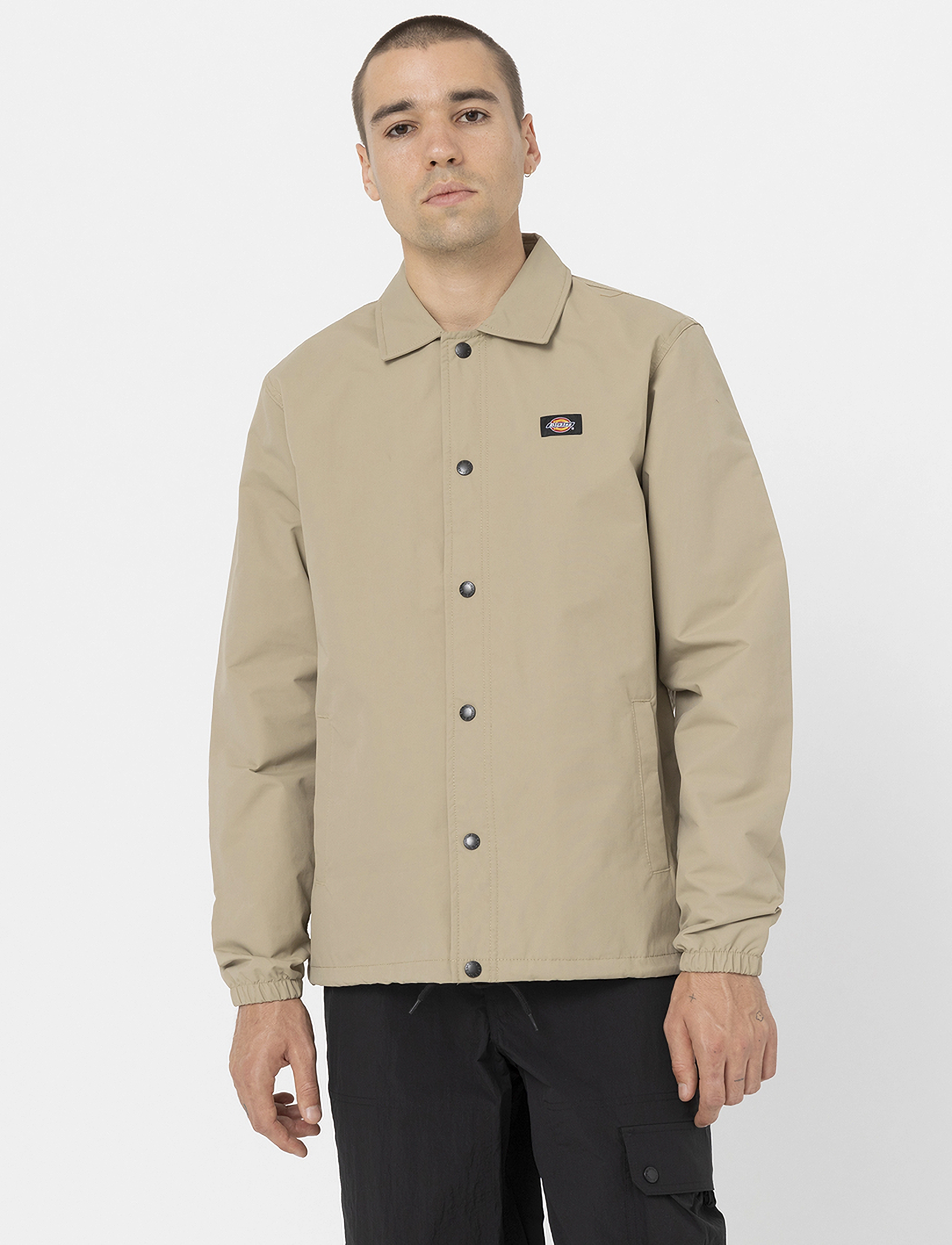 Dickies Oakport Coach Jacket, L, Jackets, Braun - Light Männerswear