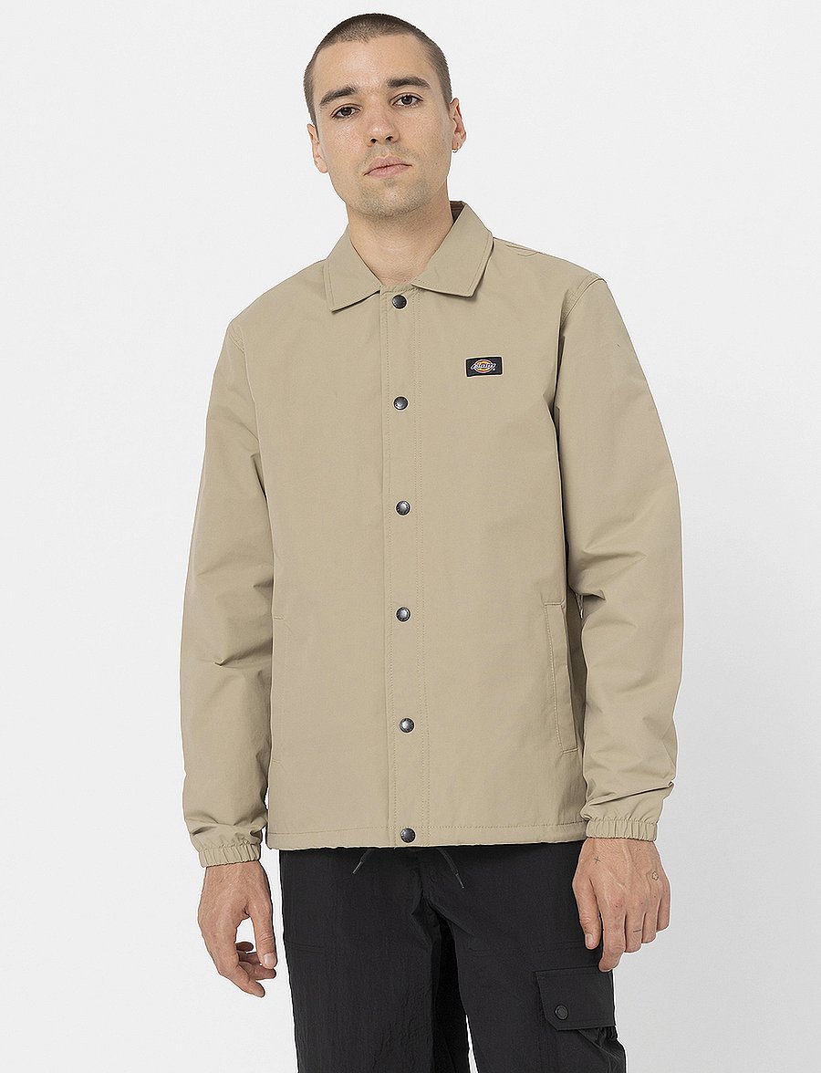 Dickies - OAKPORT COACH JACKET - sügisjoped - khaki - 0