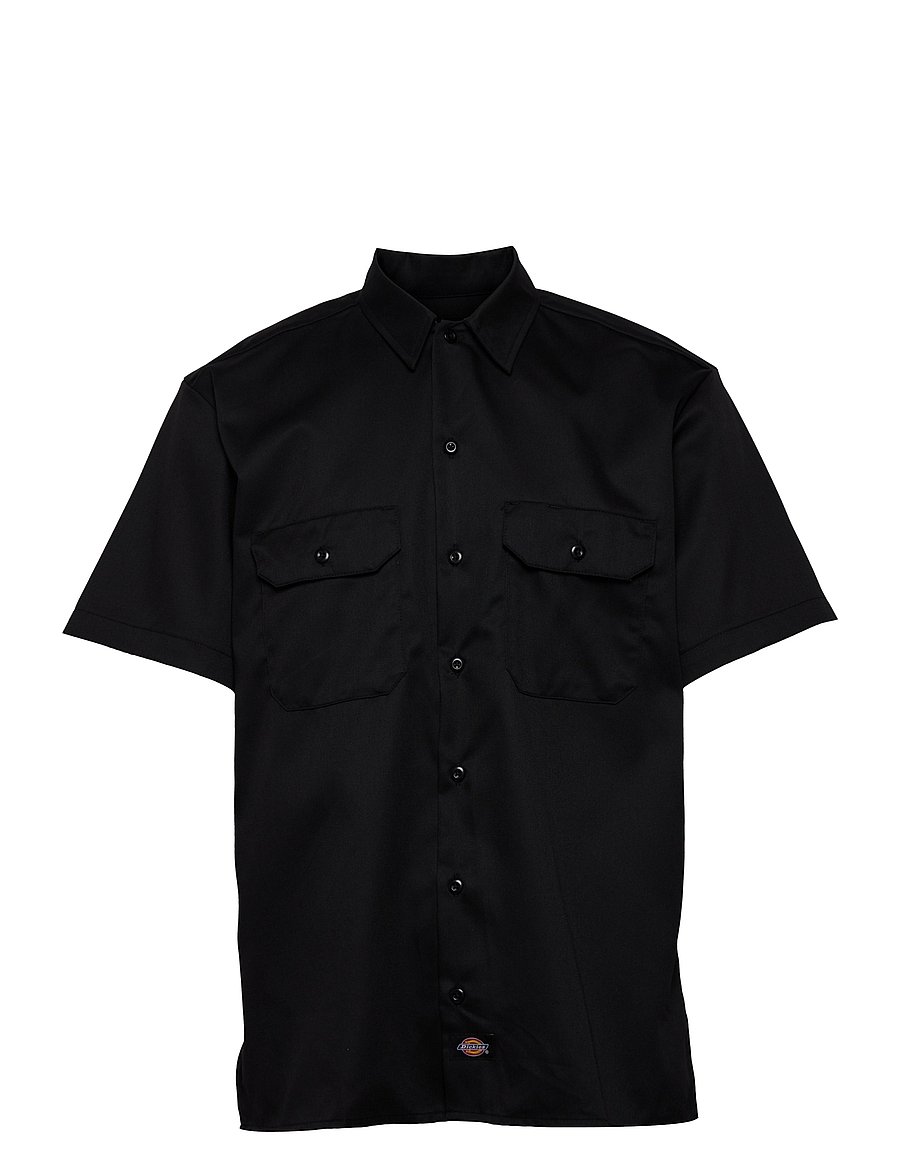 Dickies - WORK SHIRT SS REC - kurzarmhemden - black - 0
