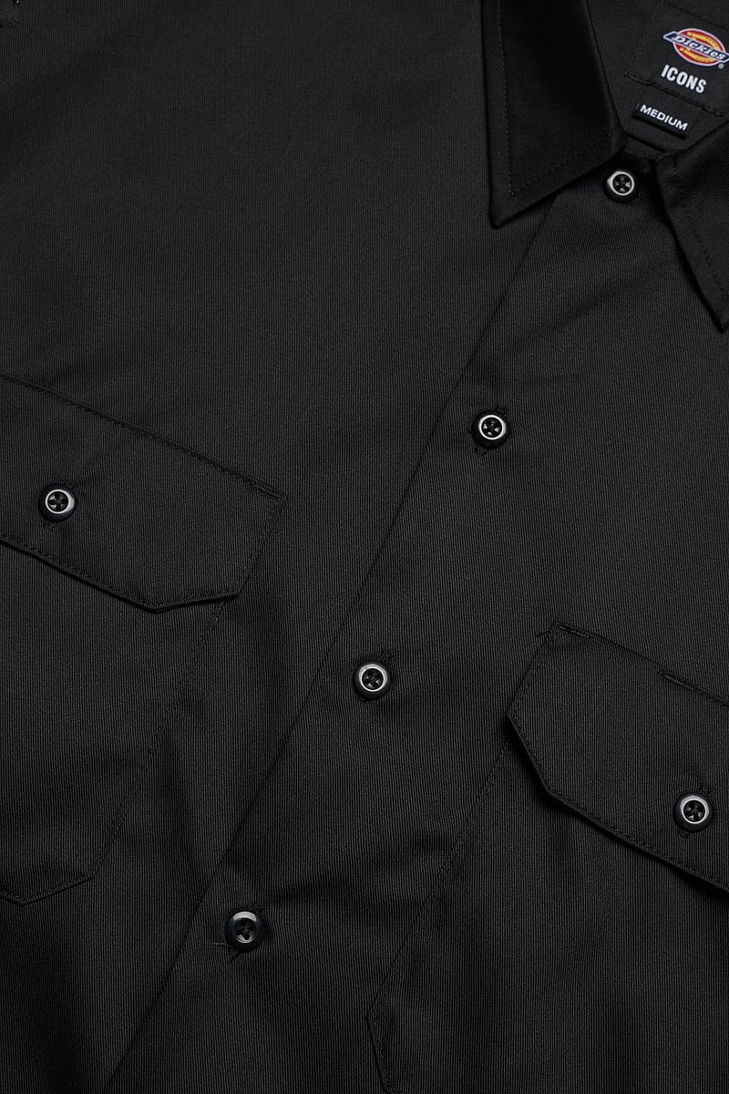 Dickies - M WORK SHIRT SS REC - overhemden met korte mouw - black - 2