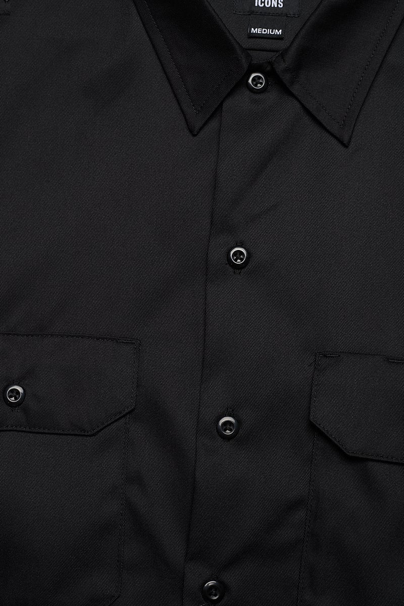 Dickies - M WORK SHIRT SS REC - overhemden met korte mouw - black - 3