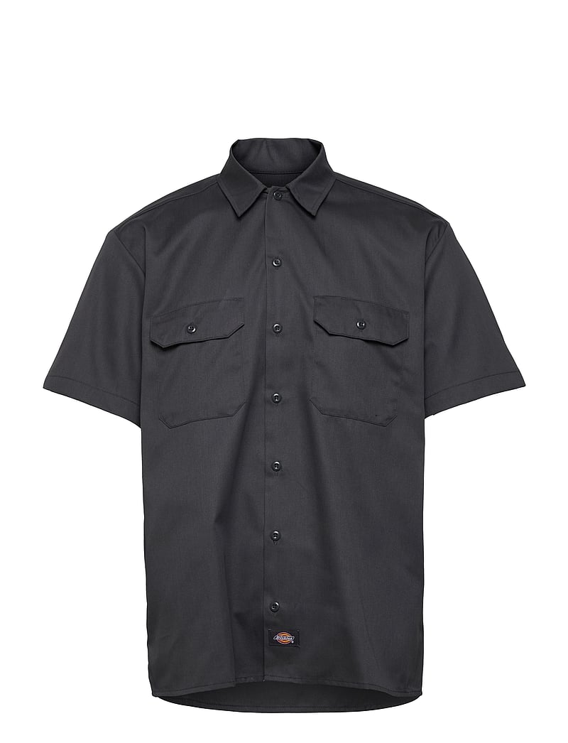Dickies - WORK SHIRT SS REC - kurzarmhemden - charcoal grey - 0