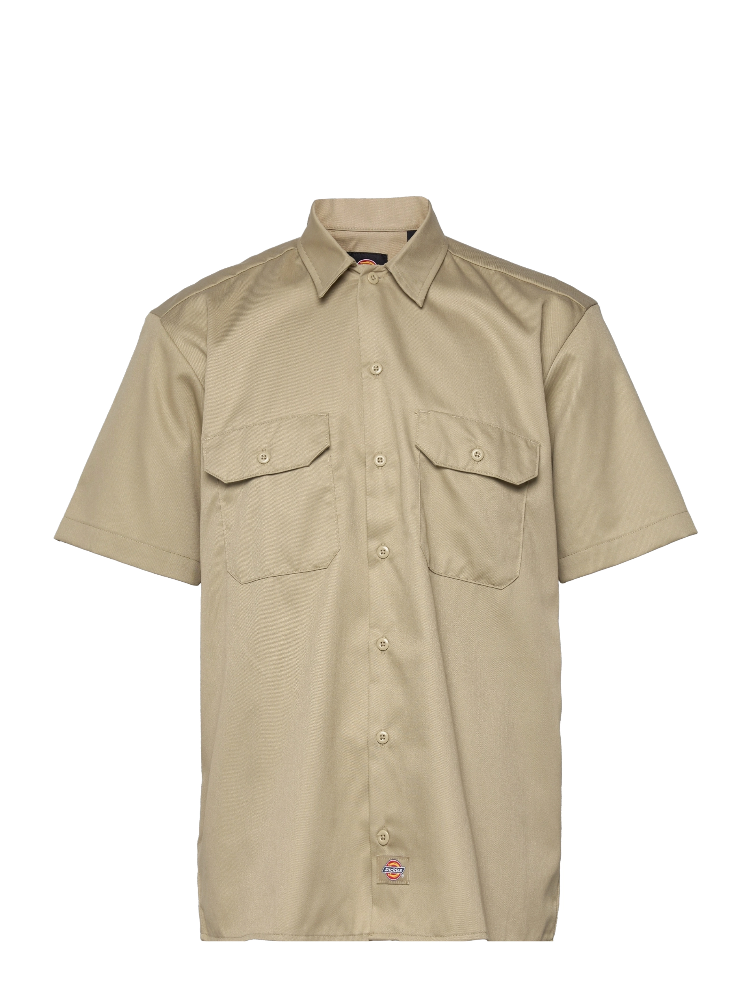 DICKIES Work Shirt Ss Rec Beige - S - Herren