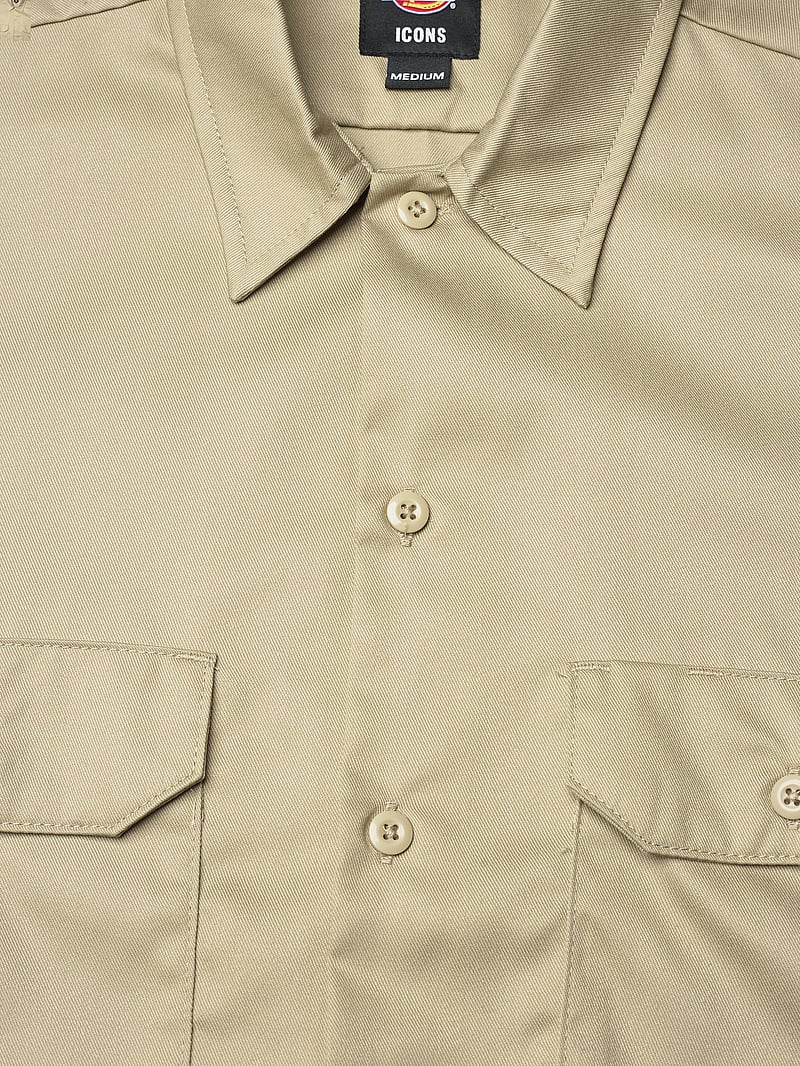 Dickies - WORK SHIRT SS REC - kurzarmhemden - khaki - 2