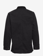 Dickies - DUCK UNLINED CHORE JACKET - kevättakit - stone washed black - 1