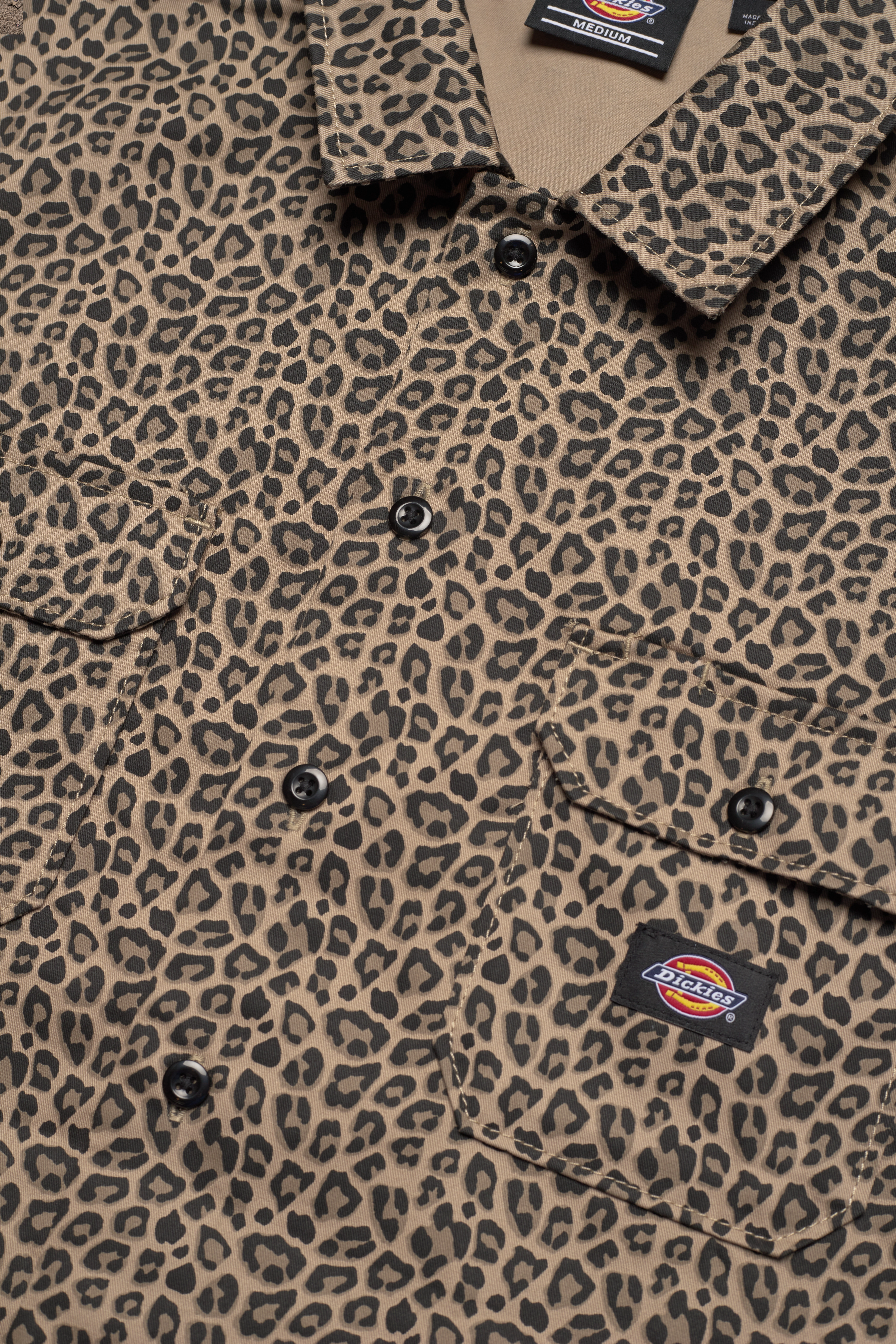Dickies - SILVER FIRS SHIRT SS - leopard print - 3
