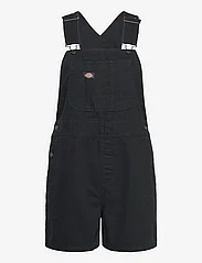 Dickies - DICKIES DUCK CANVAS SHORT BIB W - dungarees - stone washed black - 0