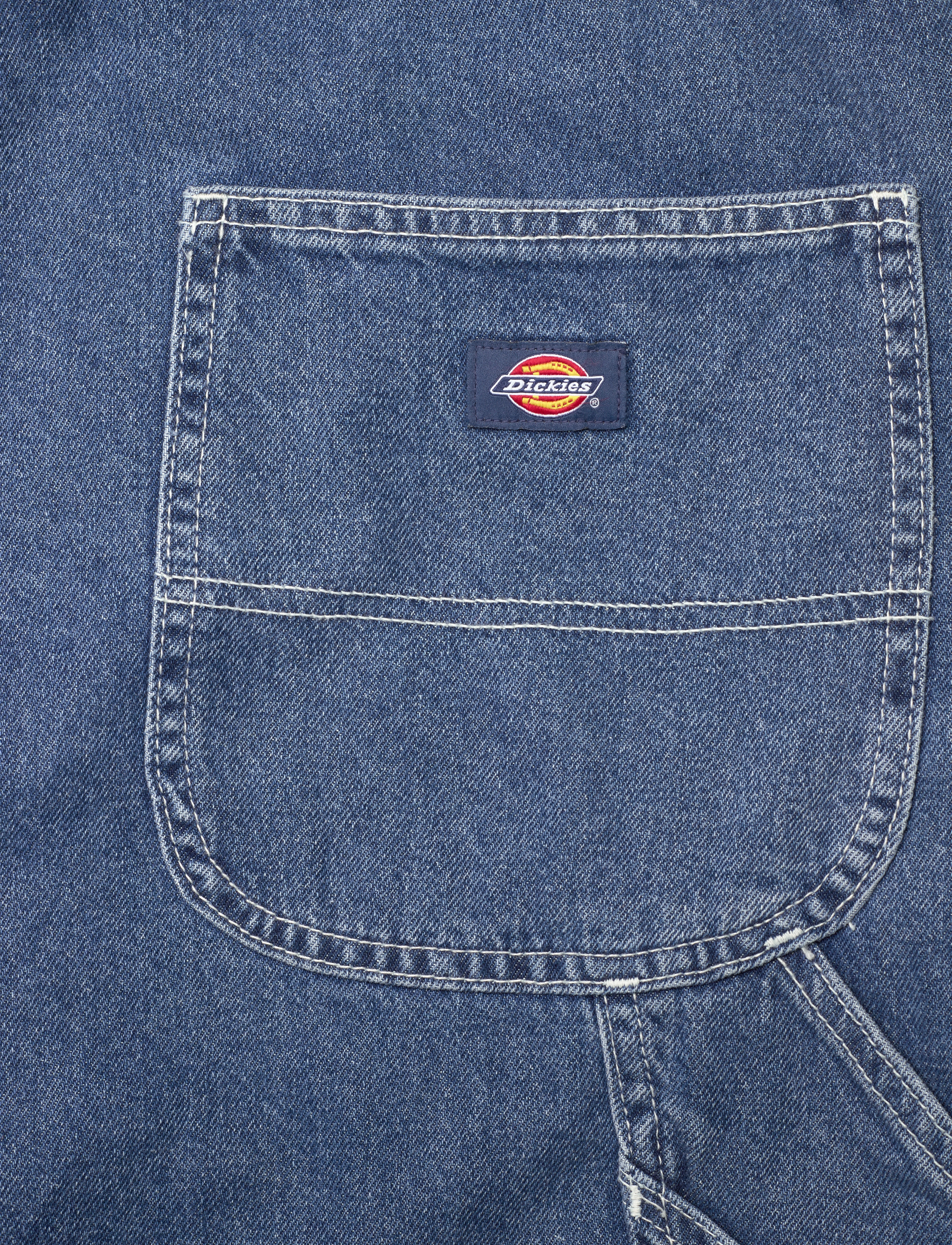 Dickies - M DICKIES CLASSIC DENIM BIB - bukser & jeans - classic blue - 4