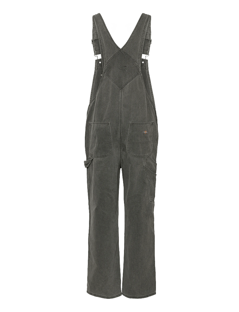 Dickies - M DICKIES CLASSIC DENIM BIB - cargo-housut - grey wash tntd - 1