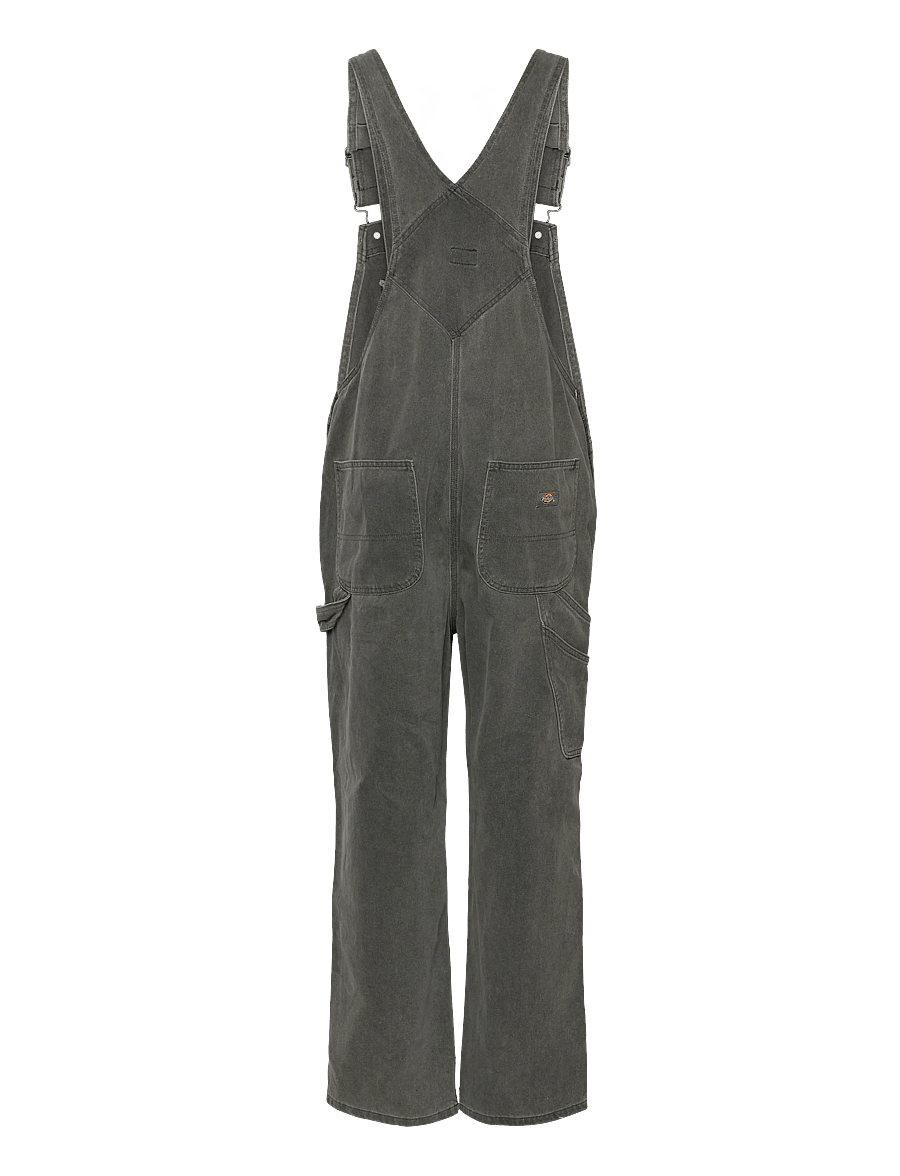 Dickies - M DICKIES CLASSIC DENIM BIB - pantalon cargo - grey wash tntd - 1