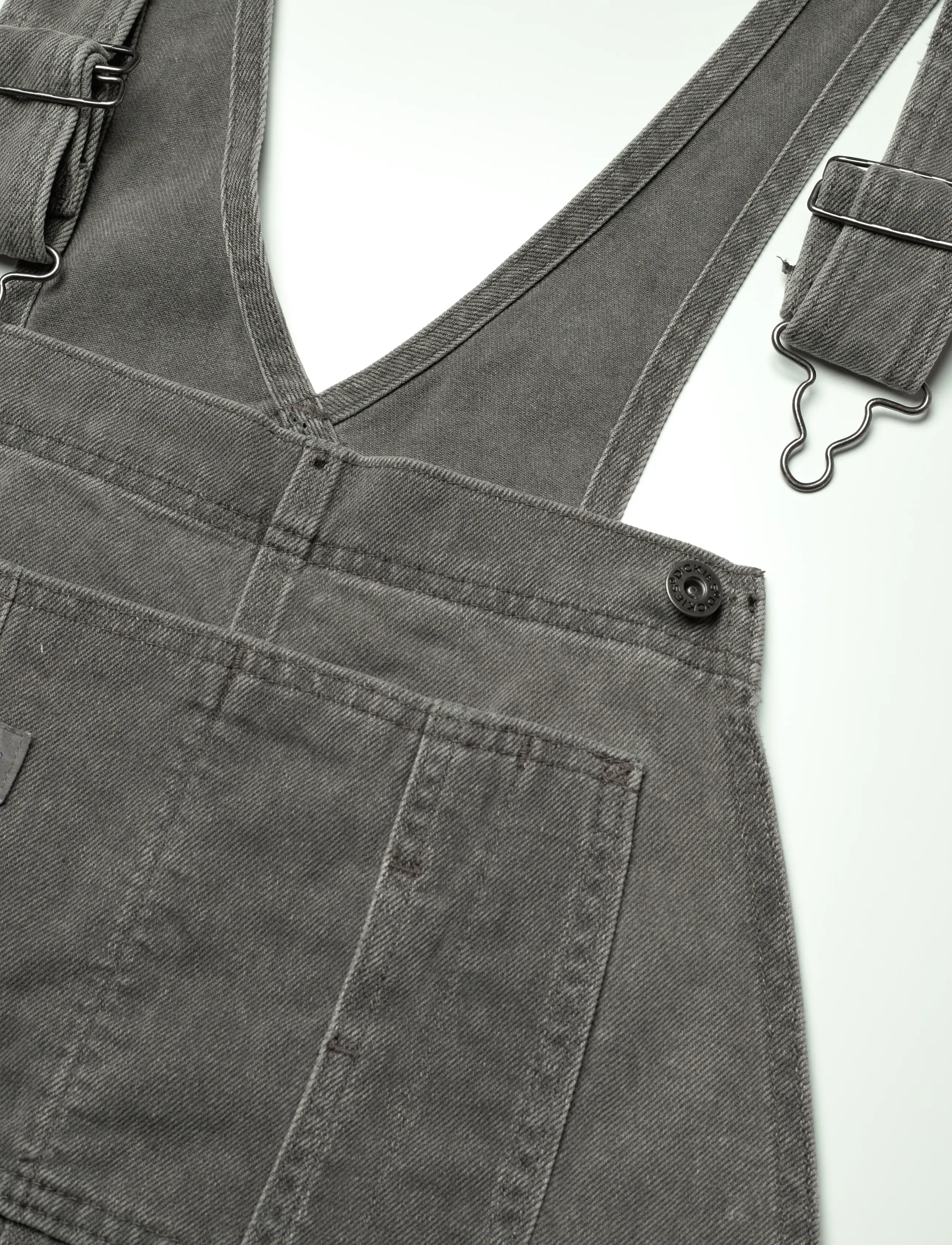 Dickies - M DICKIES CLASSIC DENIM BIB - cargo-buxur - grey wash tntd - 2