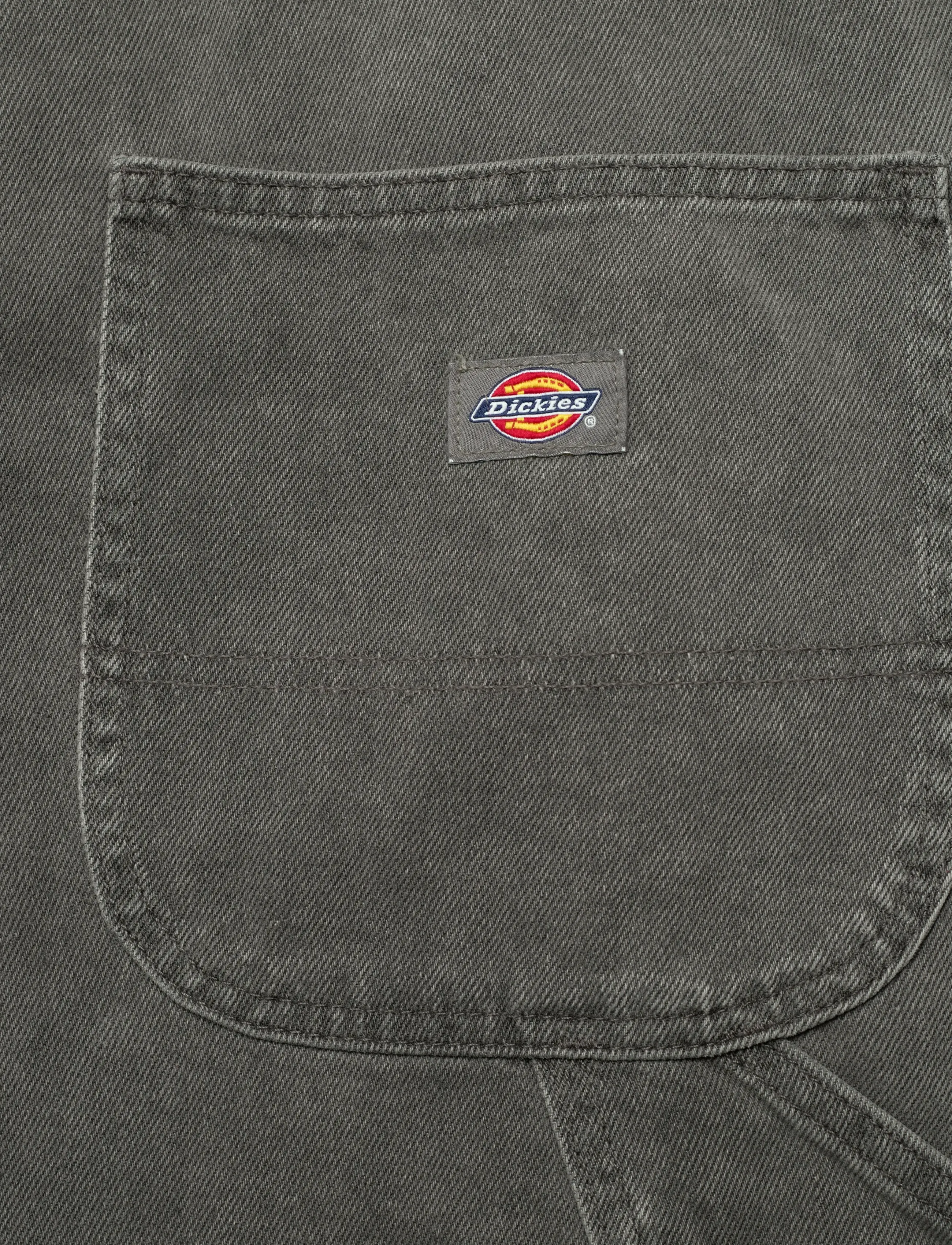 Dickies - M DICKIES CLASSIC DENIM BIB - cargo-buxur - grey wash tntd - 4