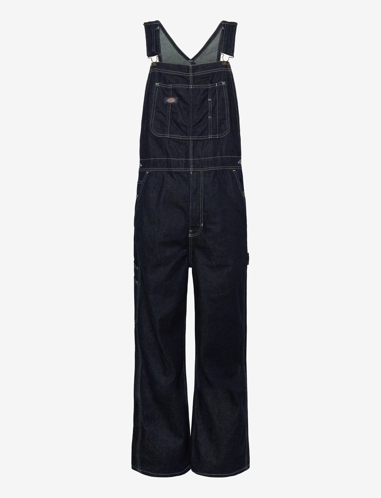 Dickies - M DICKIES CLASSIC DENIM BIB - bukser & jeans - rinsed - 0