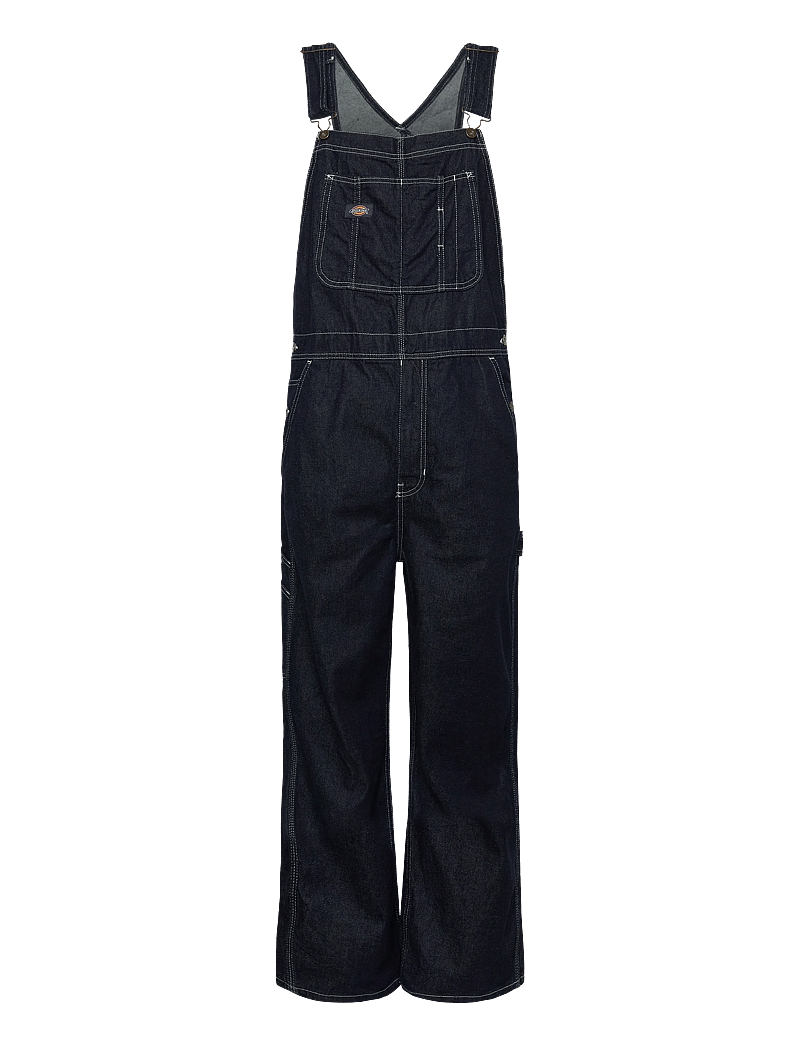 Dickies - DICKIES CLASSIC DENIM BIB - cargo püksid - rinsed - 0
