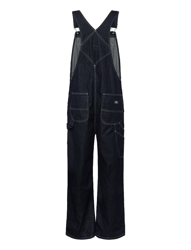 Dickies - DICKIES CLASSIC DENIM BIB - cargo püksid - rinsed - 1