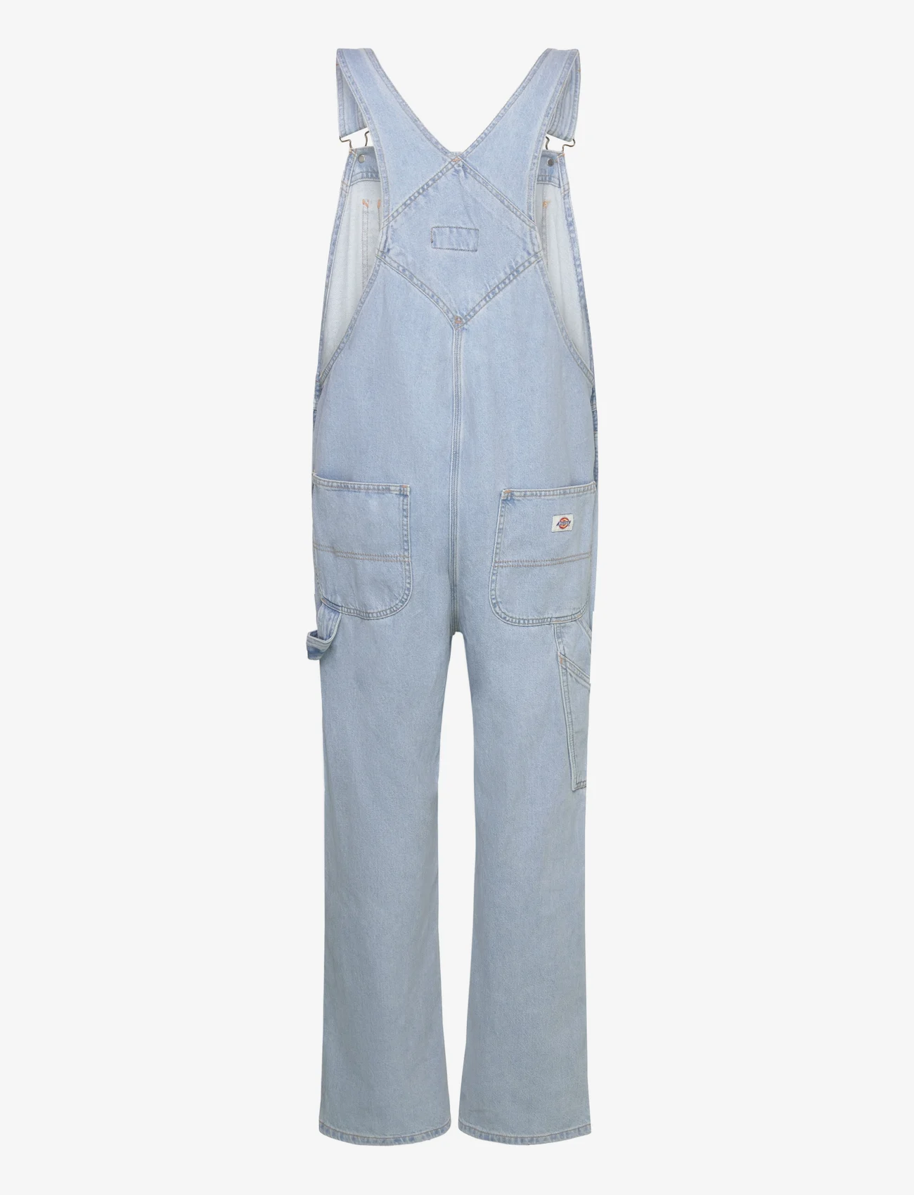 Dickies - DICKIES CLASSIC DENIM BIB - loose jeans - vintage aged blue - 1