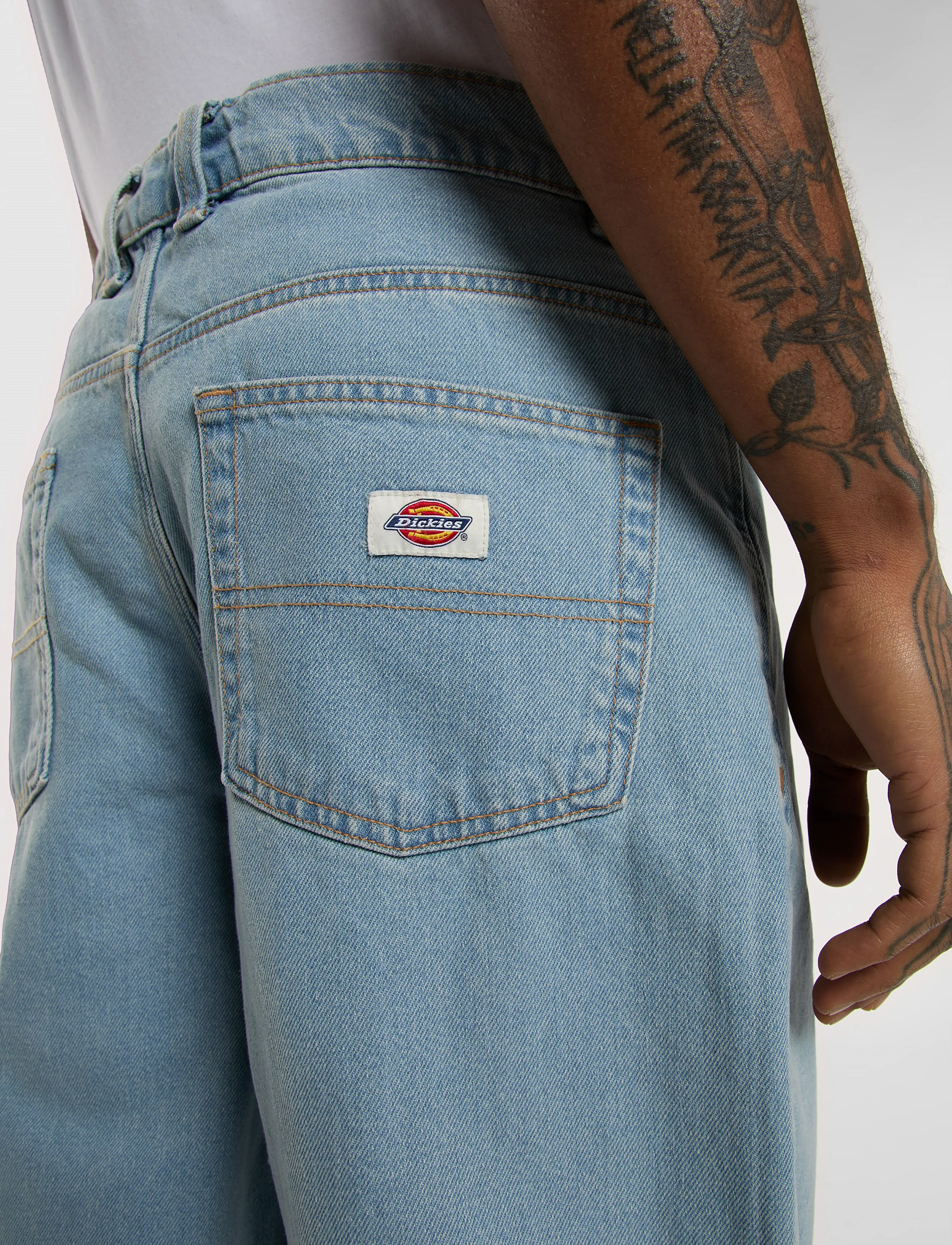 Dickies - THOMASVILLE DENIM PANT - vntg blue - 3