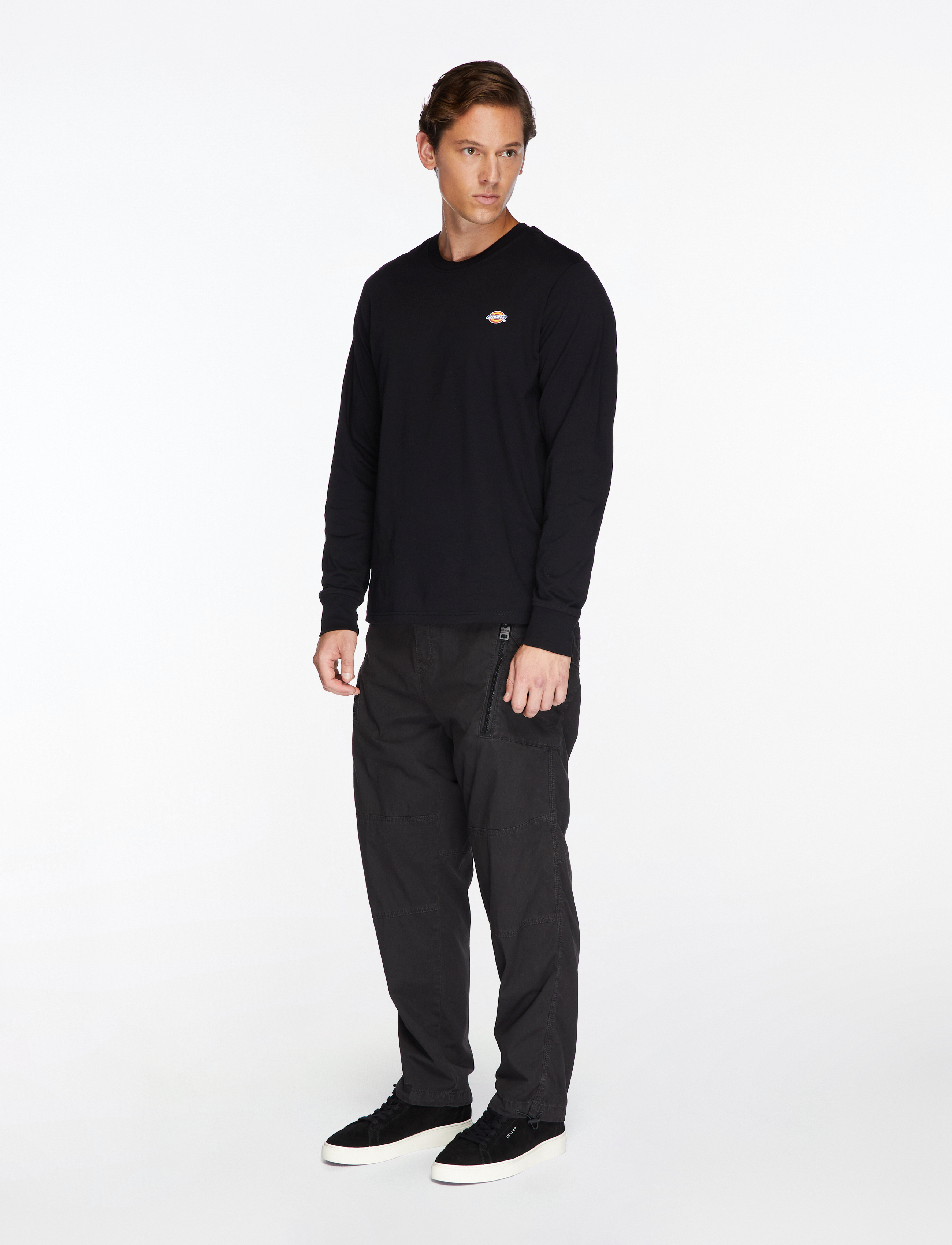 Dickies - LS MAPLETON TEE - langermabolir - black - 3
