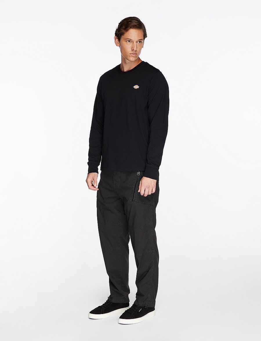 Dickies - LS MAPLETON TEE - pikkade varrukatega t-särgid - black - 3