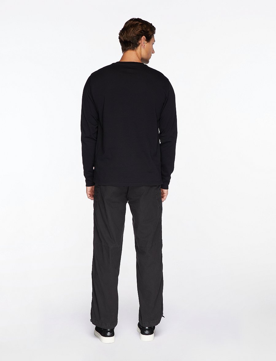 Dickies - LS MAPLETON TEE - pikkade varrukatega t-särgid - black - 4