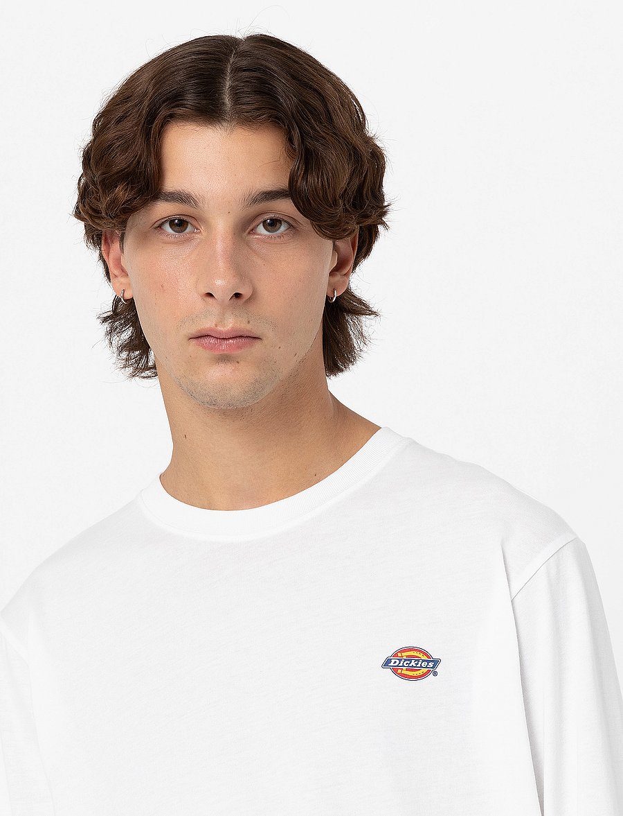Dickies - M LS MAPLETON TEE - langærmede t-shirts - white - 4