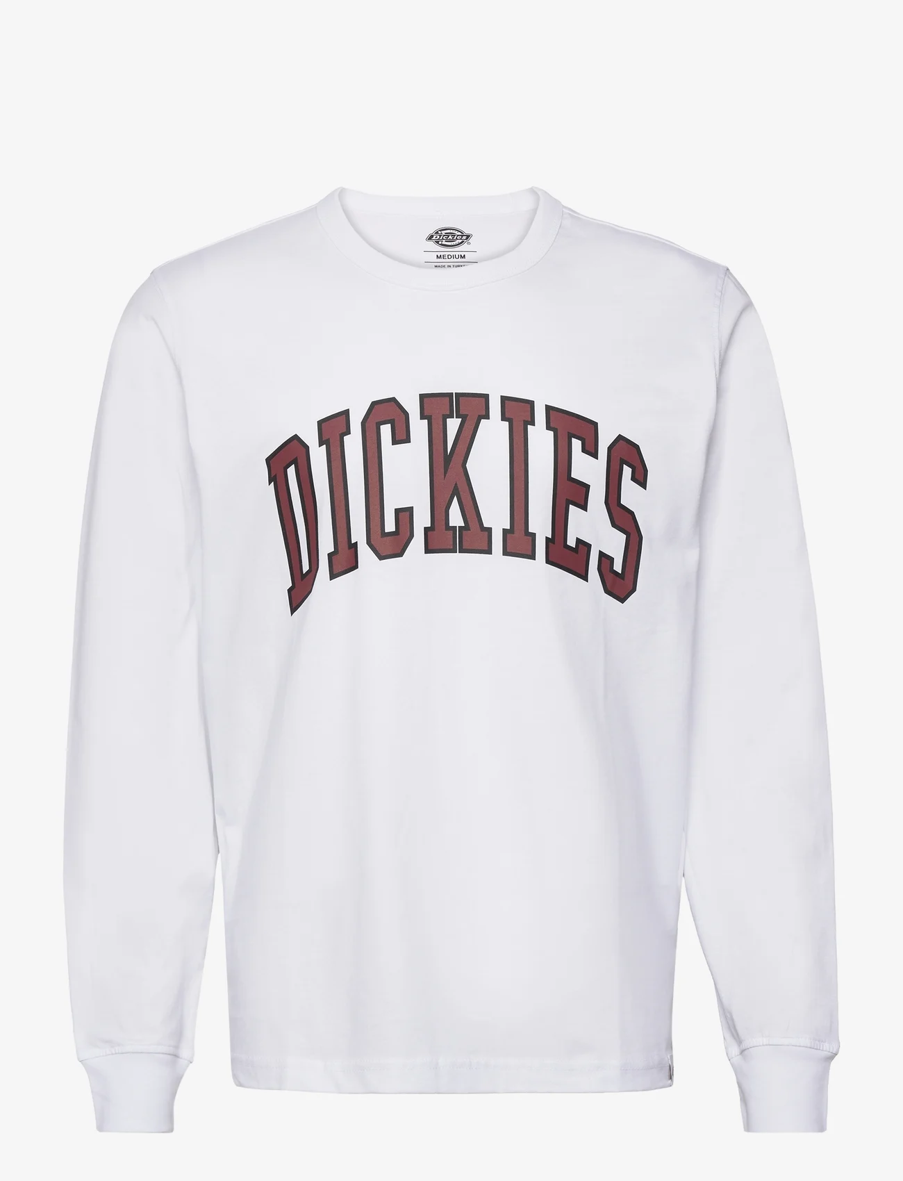 Dickies - AITKIN TEE LS - long-sleeved t-shirts - white/fired brick - 0