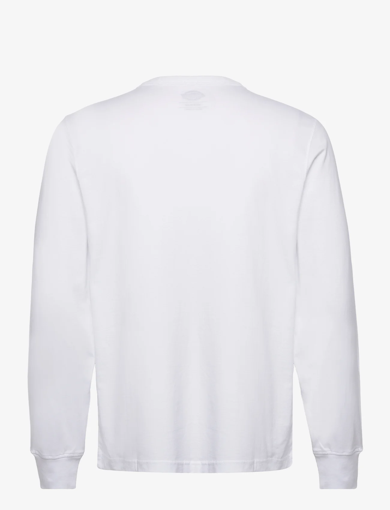 Dickies - AITKIN TEE LS - laveste priser - white/fired brick - 1