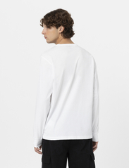 Dickies - AITKIN TEE LS - långärmade t-shirts - white/fired brick - 3