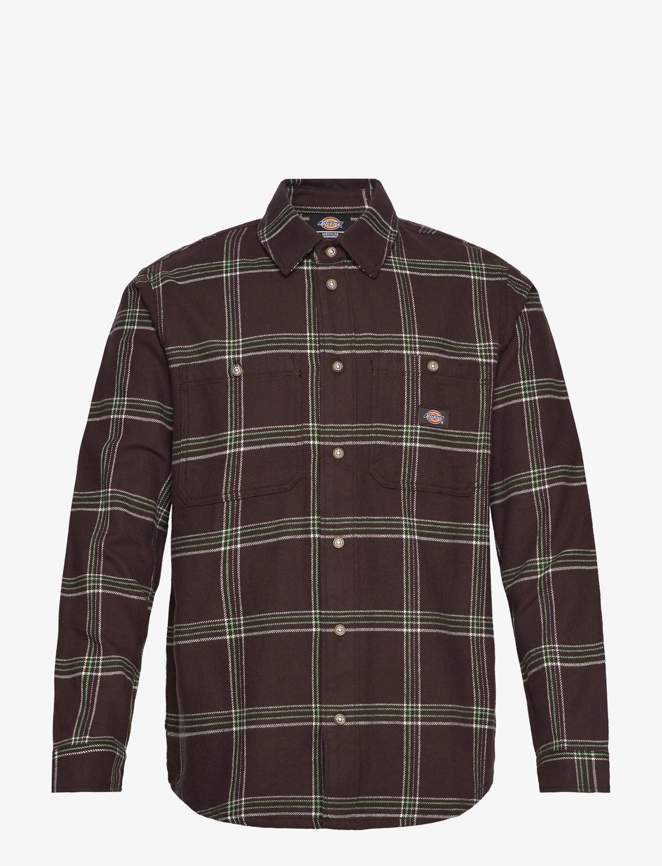 Dickies - WARRENTON SHIRT LS - checkered shirts - dkdbx - 0