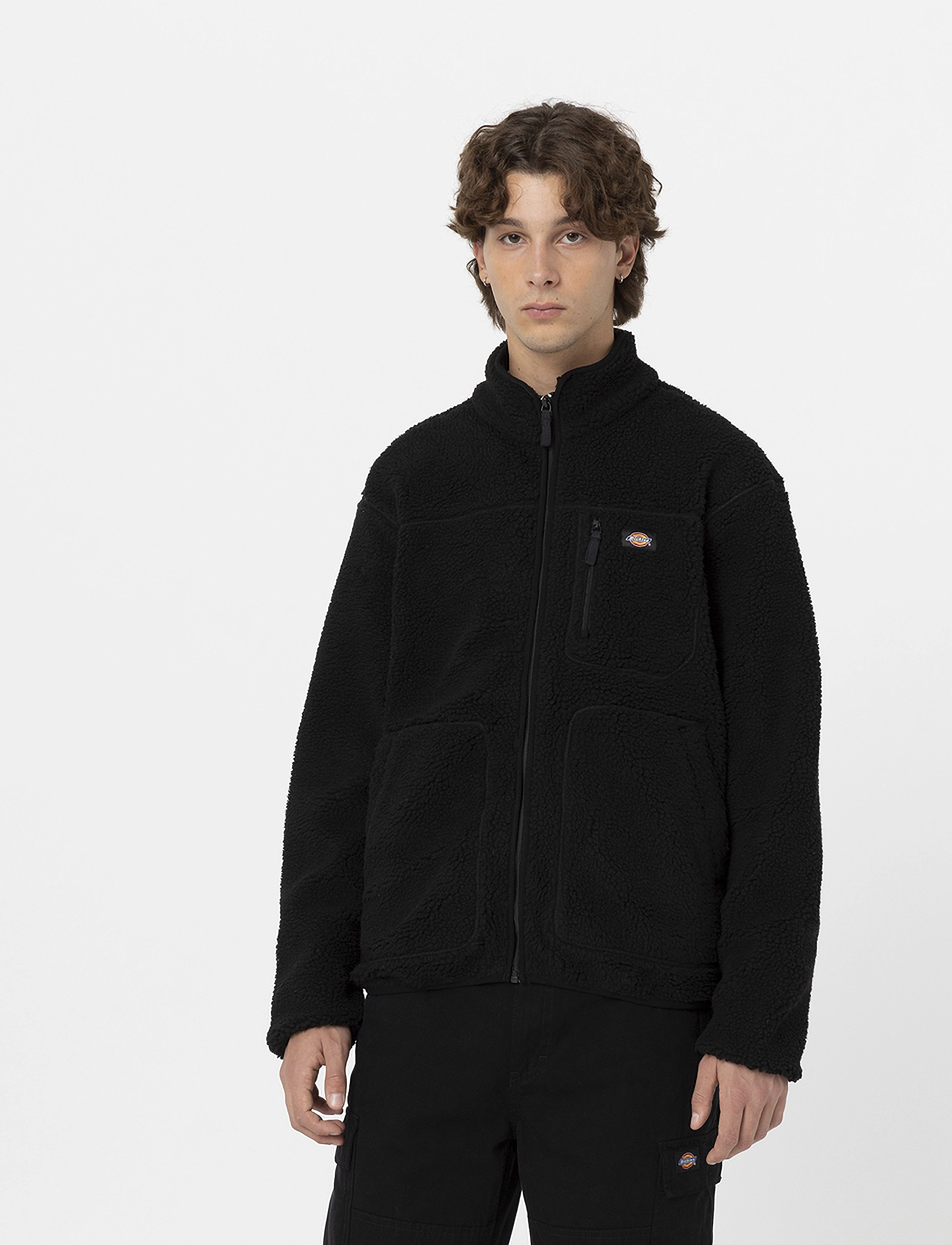 Dickies Mount Hope Fleece, XS, Black, Sweatshirts & Hættetrøjer > Fleeces & Midlayers, Herre