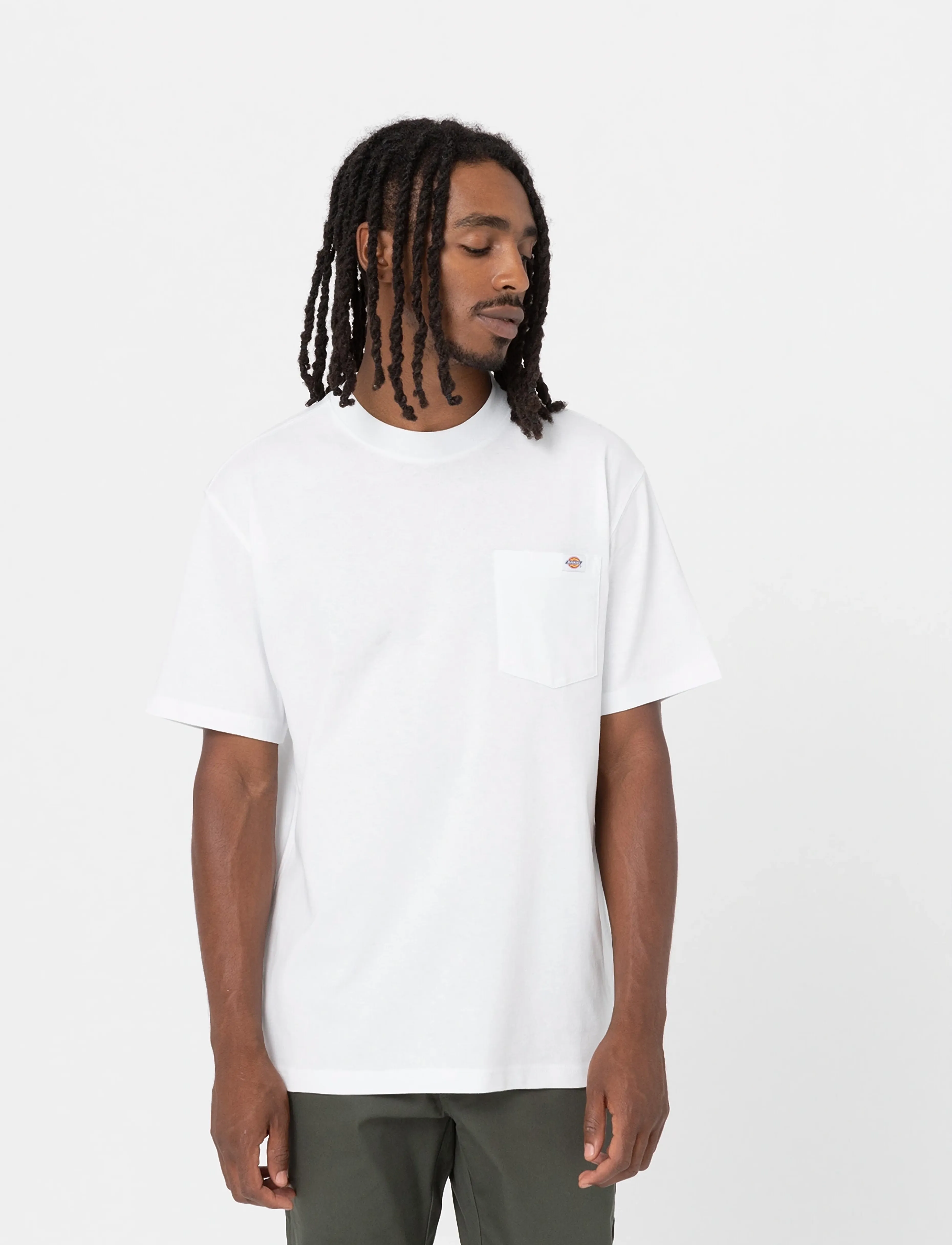 Dickies Luray Pocket Tee Ss, XXL, White, T-Shirts > Kortærmede, Herre