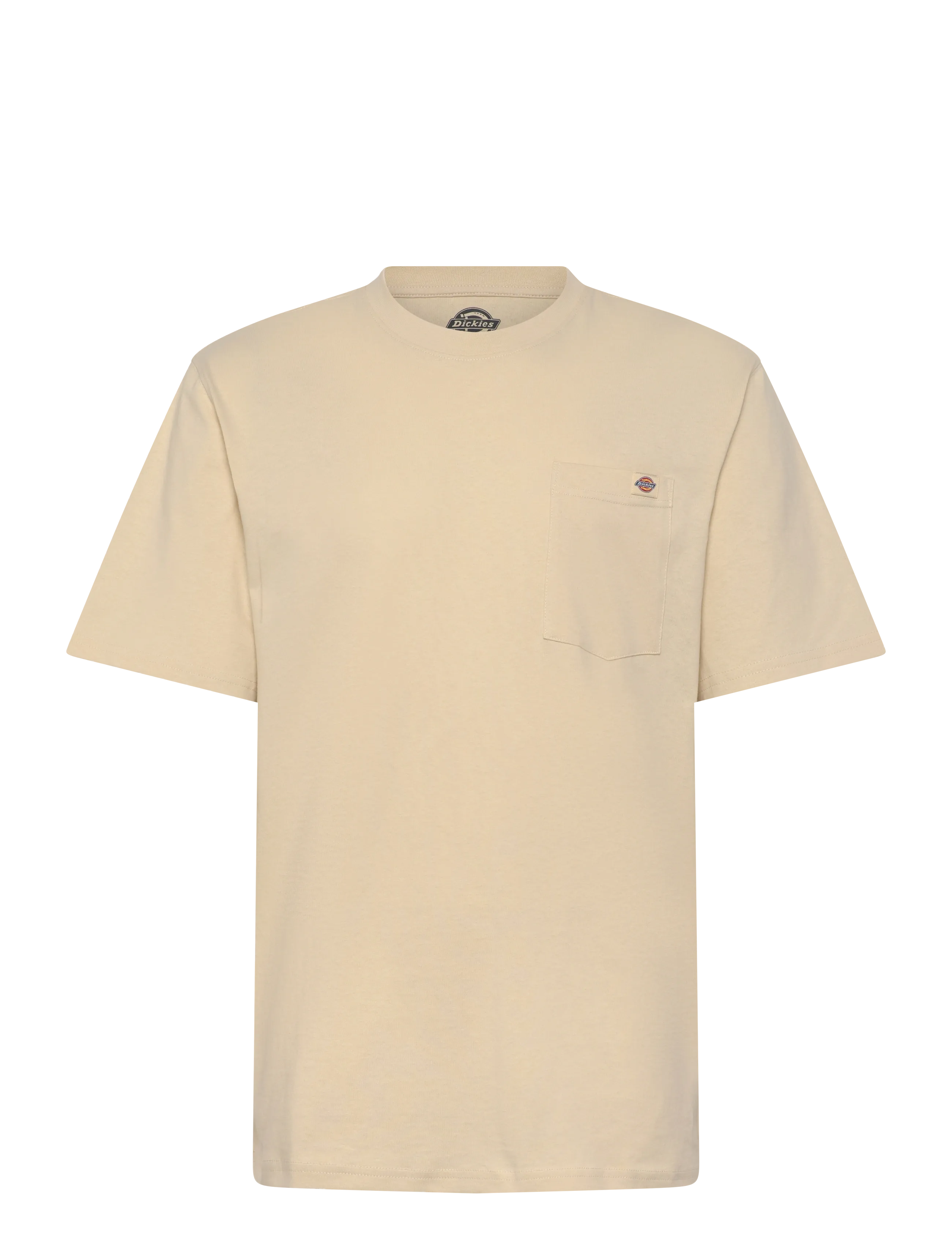 Dickies LURAY POCKET TEE SS - T-shirts - WOOD ASH / cream