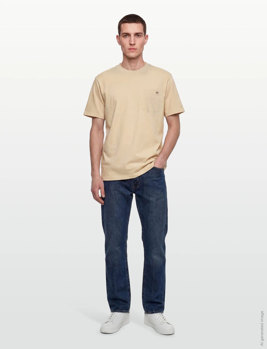Dickies - LURAY POCKET TEE SS - lühikeste varrukatega t-särgid - wood ash - 0