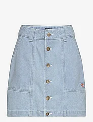 Dickies - MADISON SKIRT W - jeansowe spódnice - vintage aged blue - 0