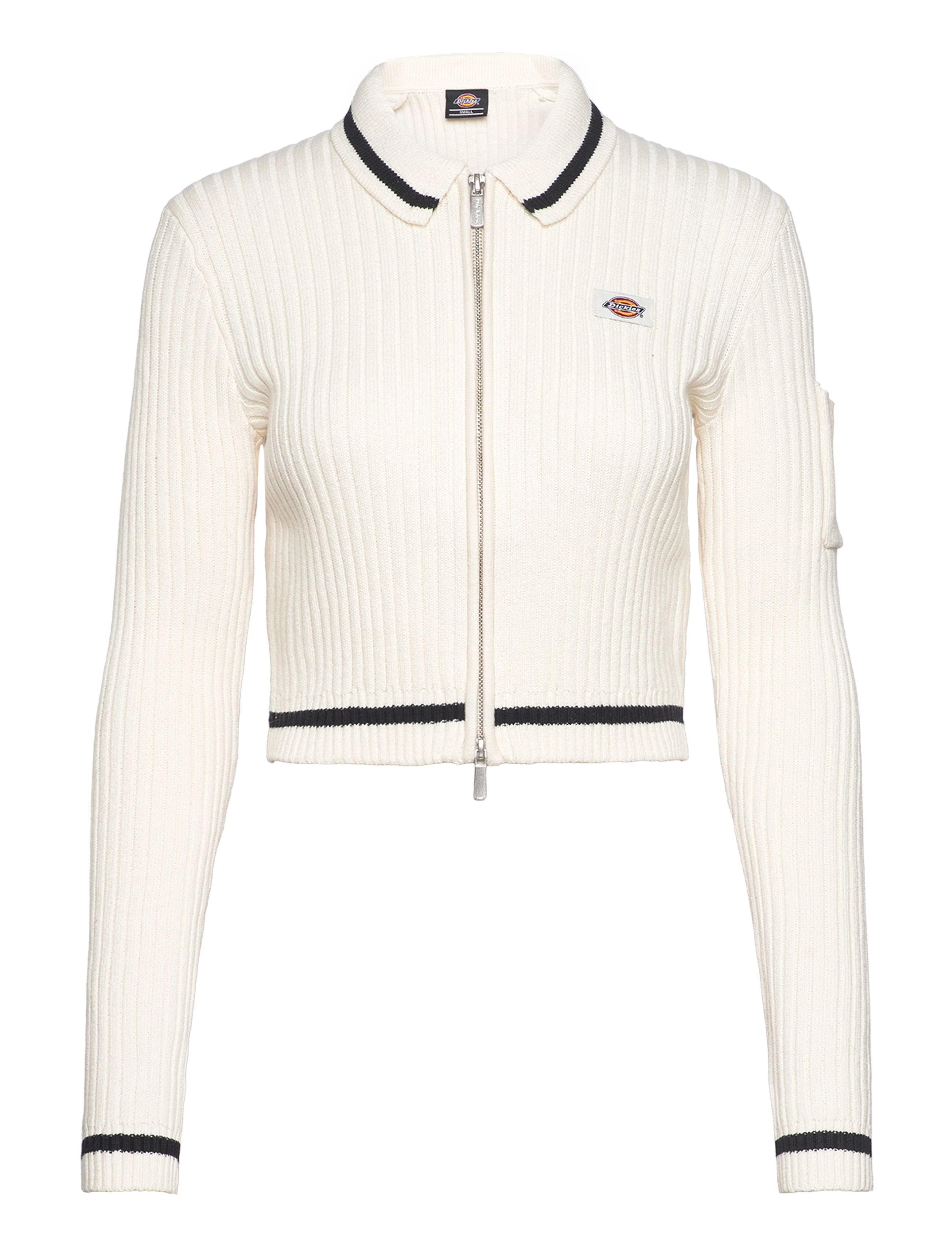 ELKHART ZIP CARDIGAN W - CLOUD