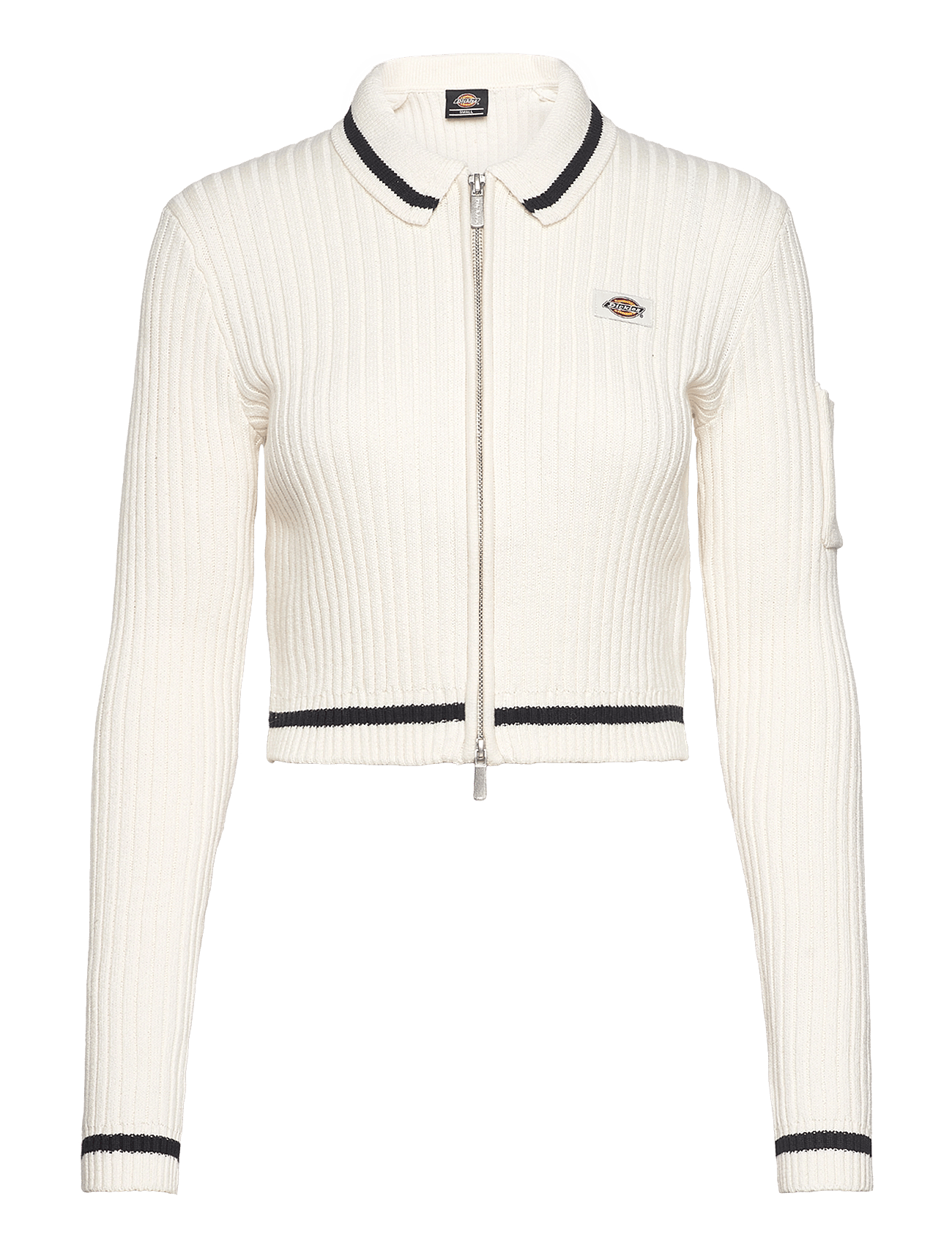 ELKHART ZIP CARDIGAN W - CLOUD