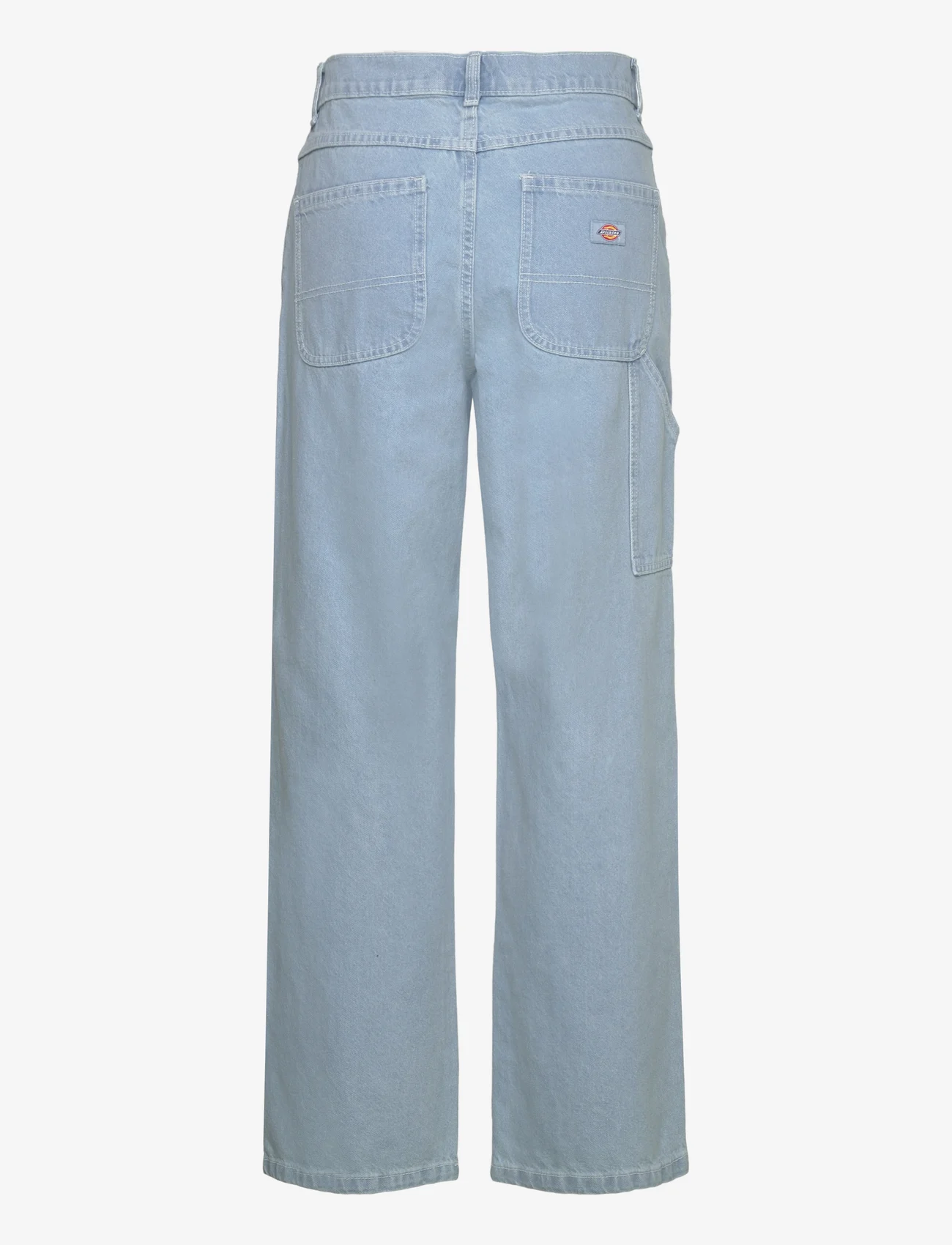 Dickies - HERNDON DENIM W - spodnie szerokie - vintage aged blue - 1