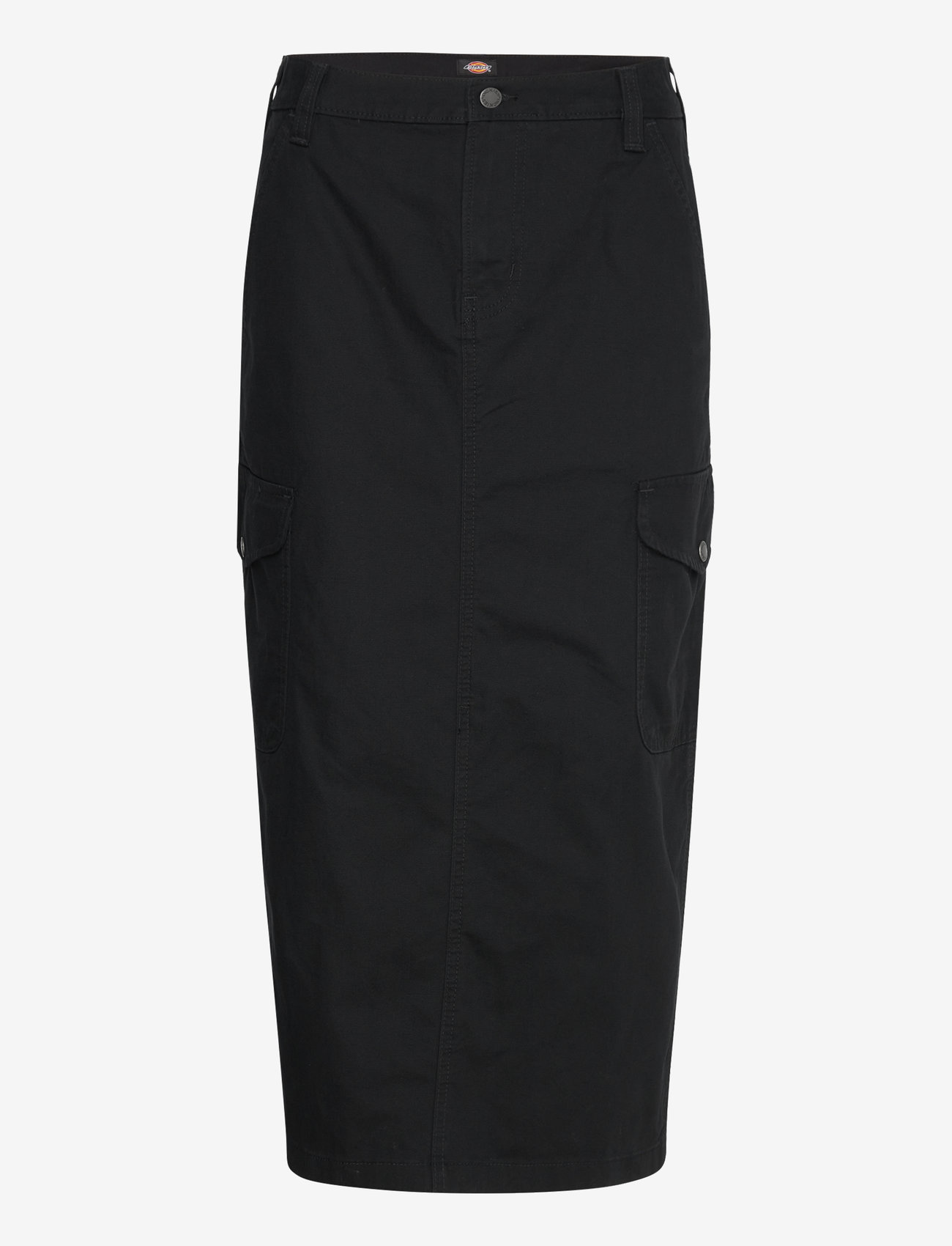 Dickies - DUCK CANVAS CARGO SKIRT W - midi-röcke - black - 0